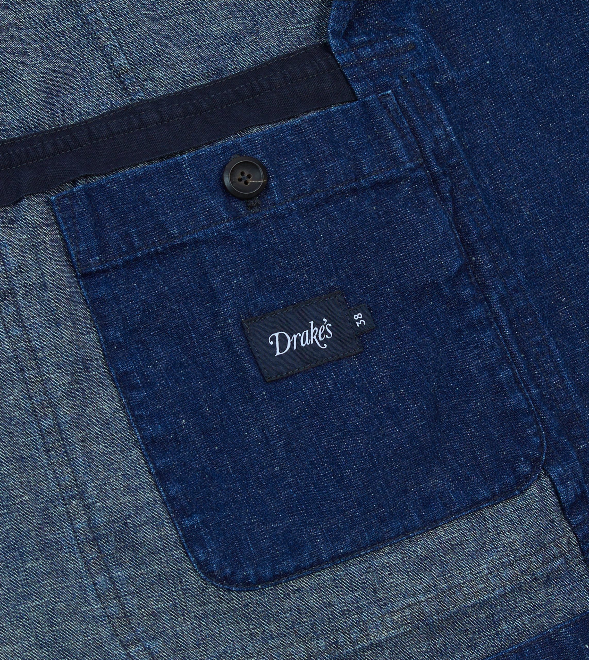 Indigo Cotton-Linen Games Blazer Mk. I - Image 7