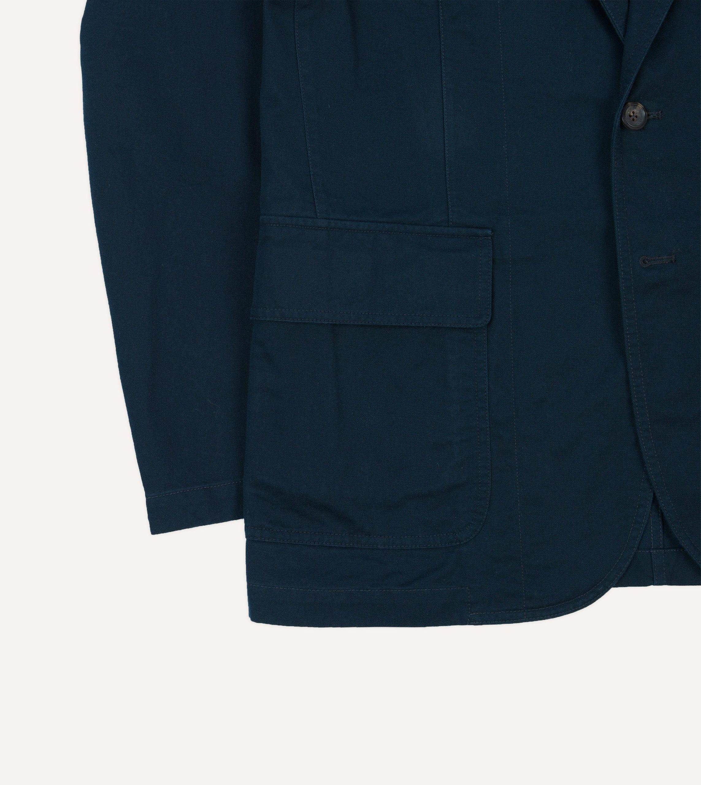 Navy Vintage Wash Cotton Games Blazer Mk. I - Image 6