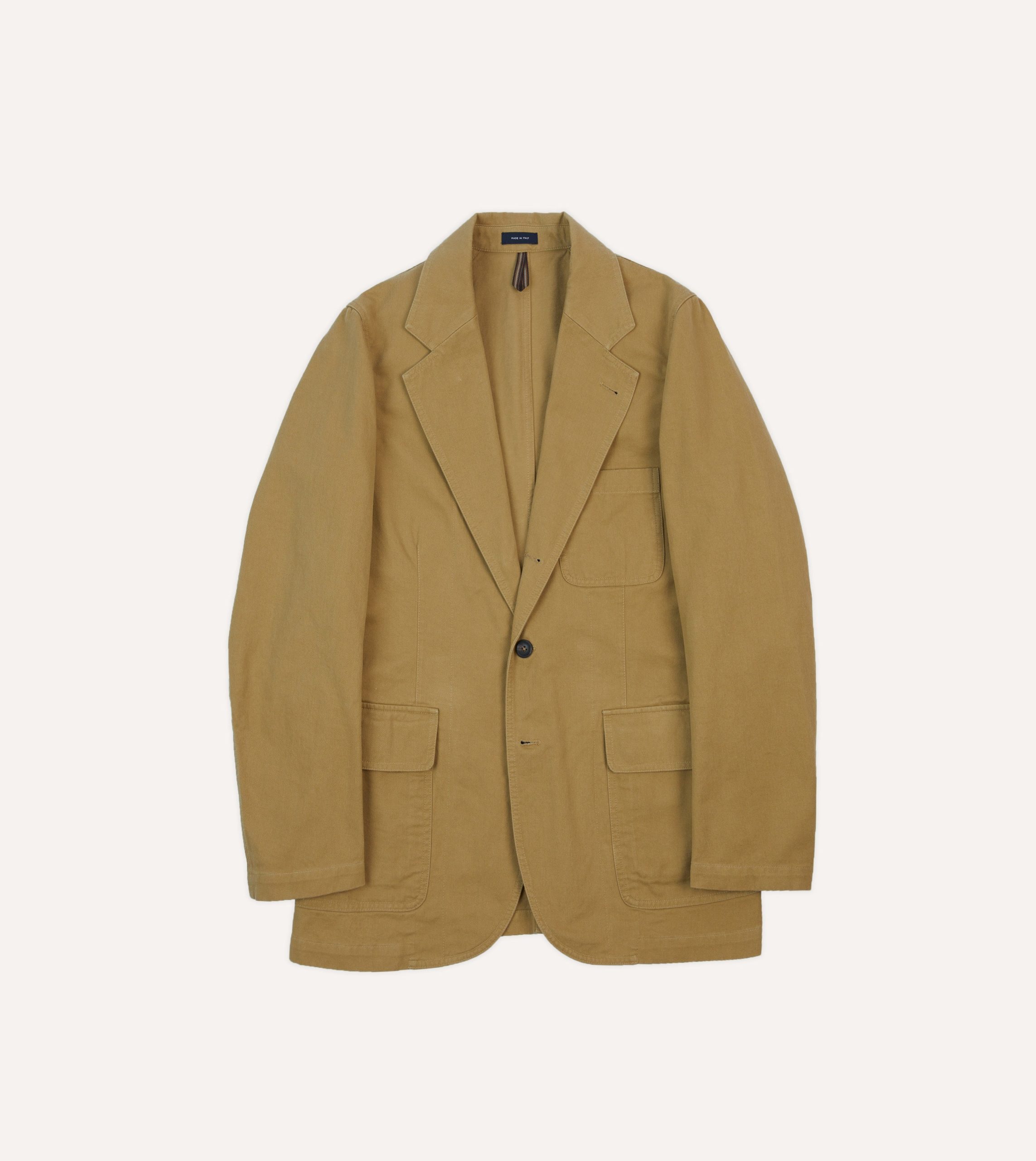 Sand Vintage Wash Cotton Games Blazer Mk. I