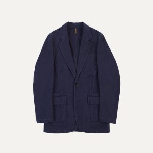 Indigo Heavy Cotton Twill Games Blazer Mk. I