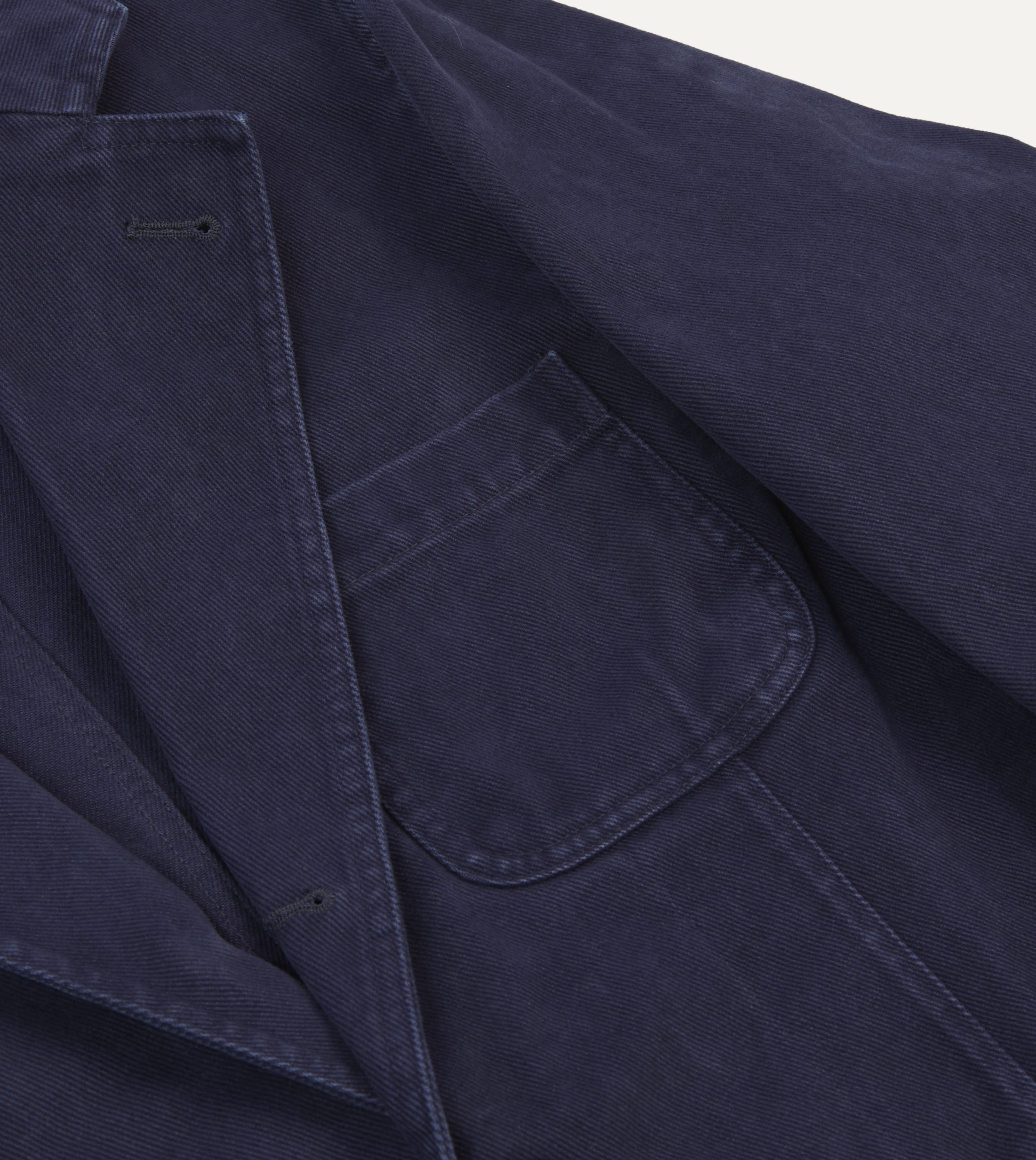 Indigo Heavy Cotton Twill Games Blazer Mk. I - Image 4