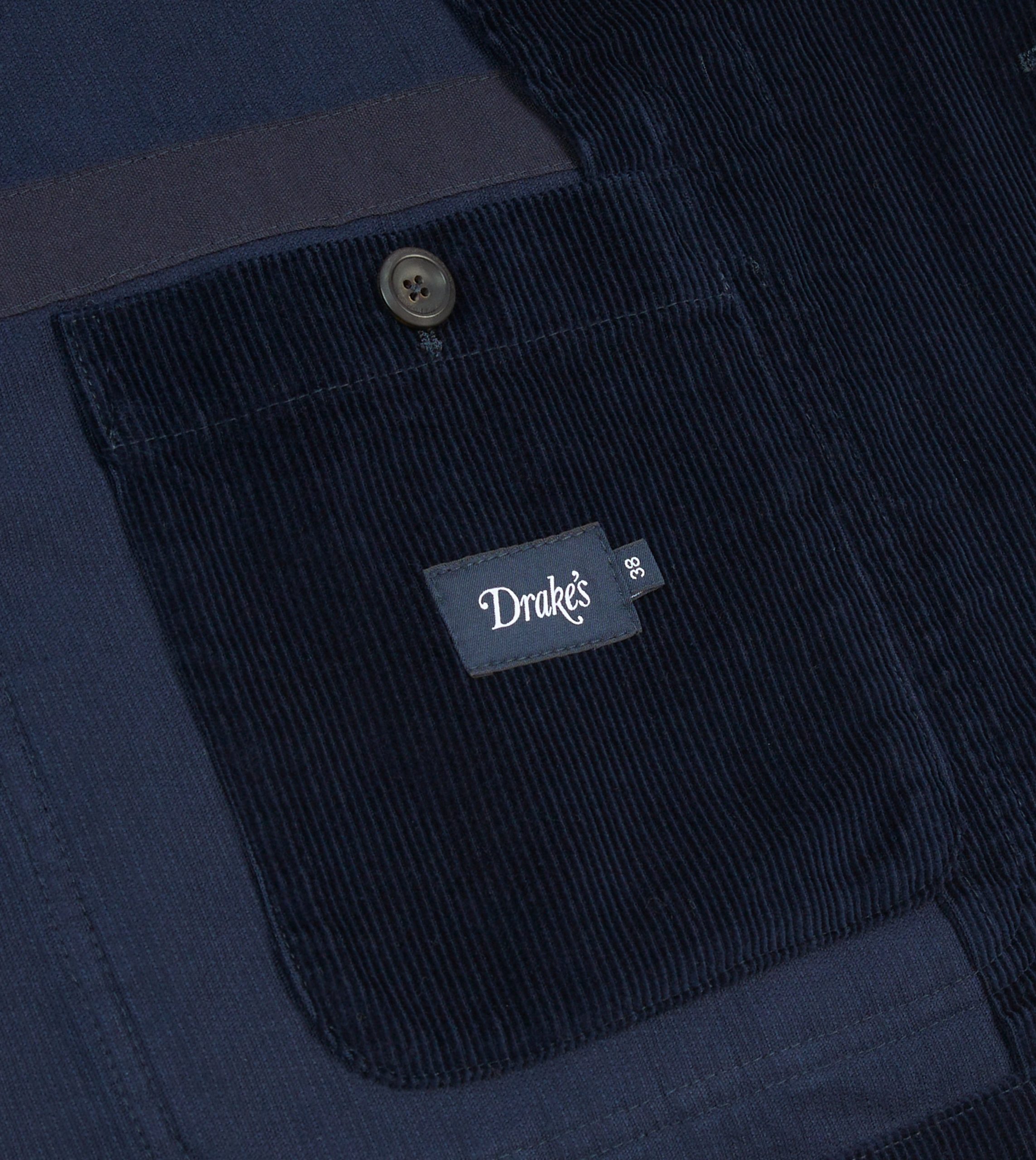 Navy Cotton Corduroy Field Games Blazer - Image 8