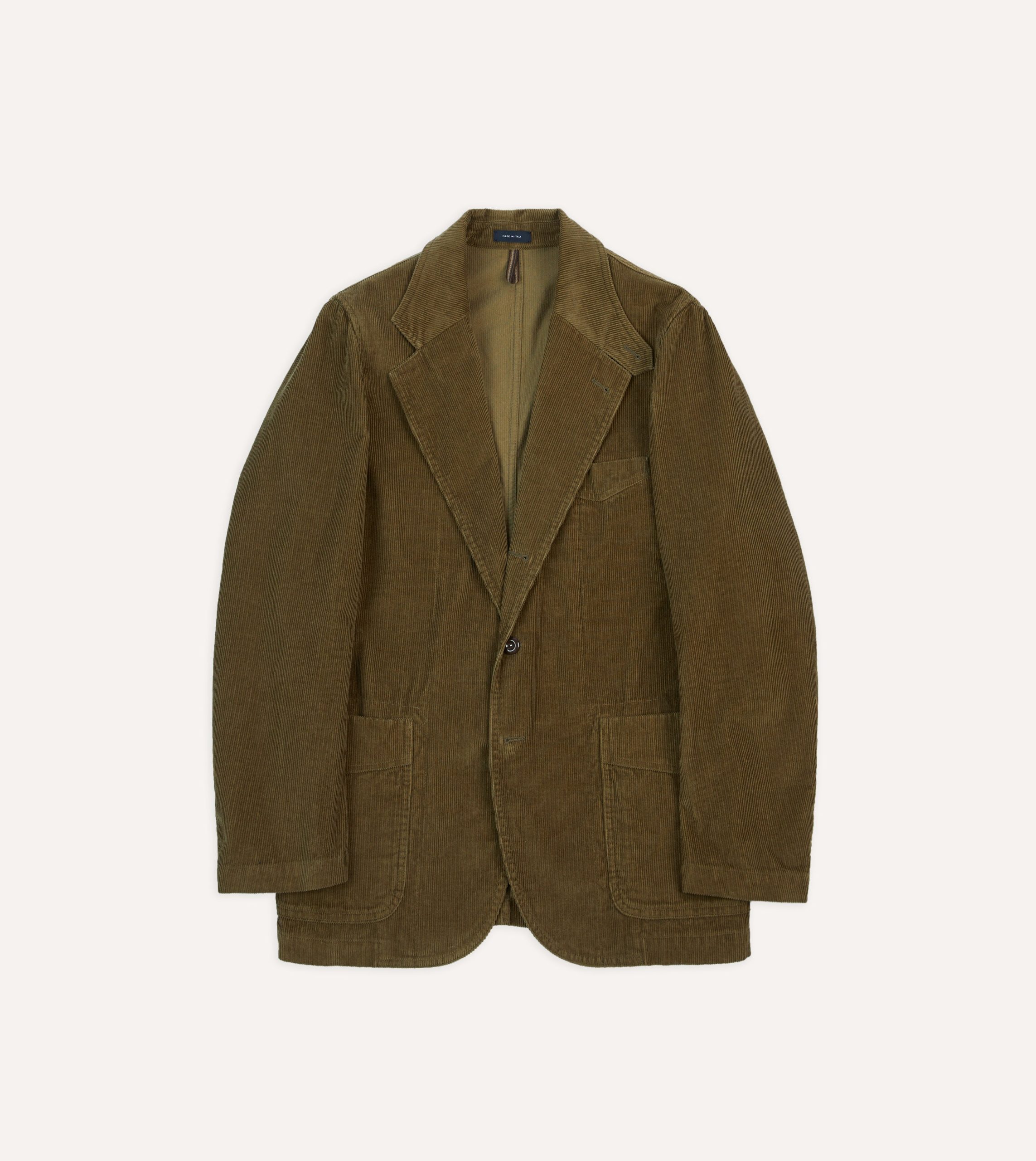 Olive Cotton Corduroy Field Games Blazer