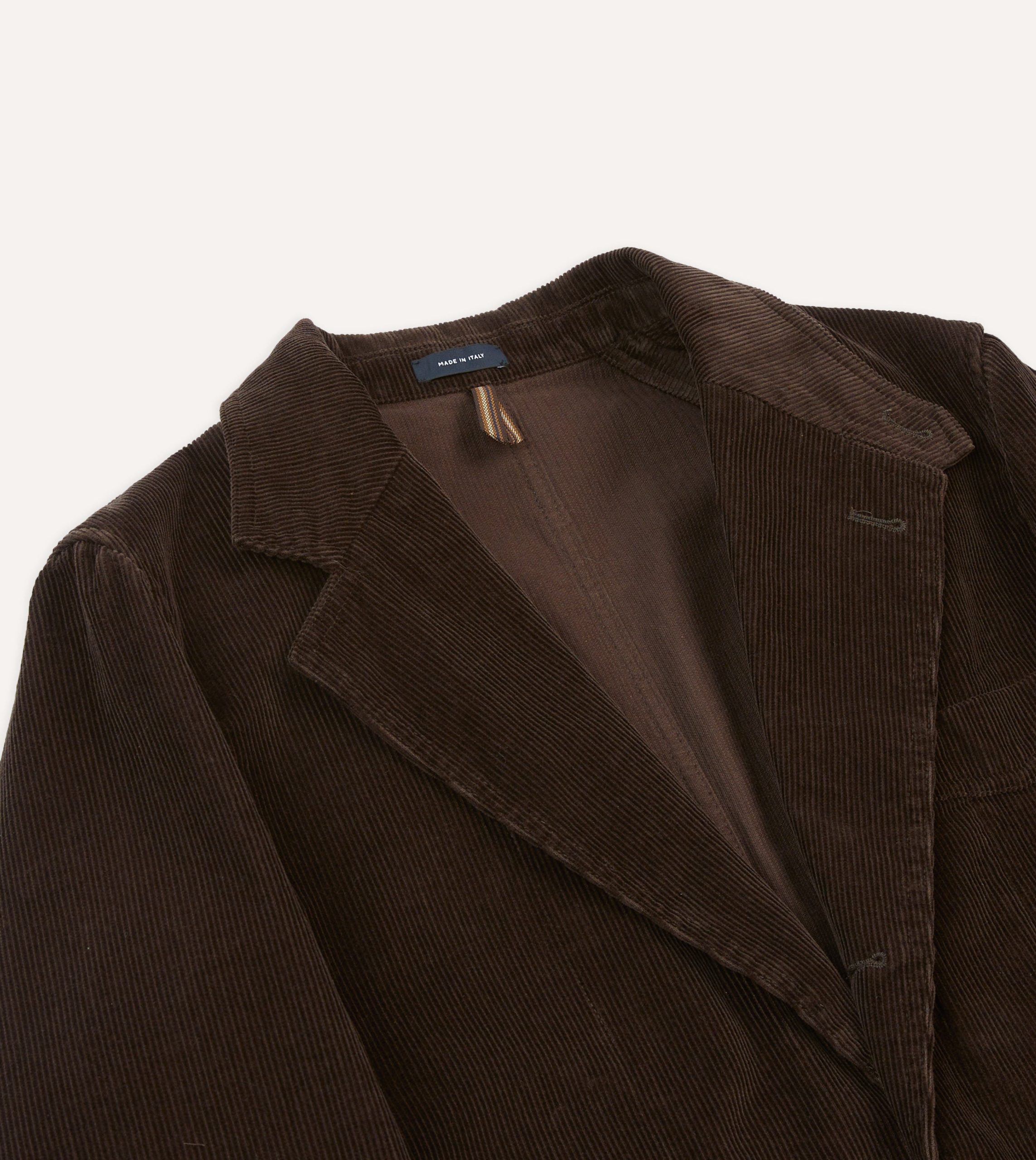 Brown Cotton Corduroy Field Games Blazer - Image 3