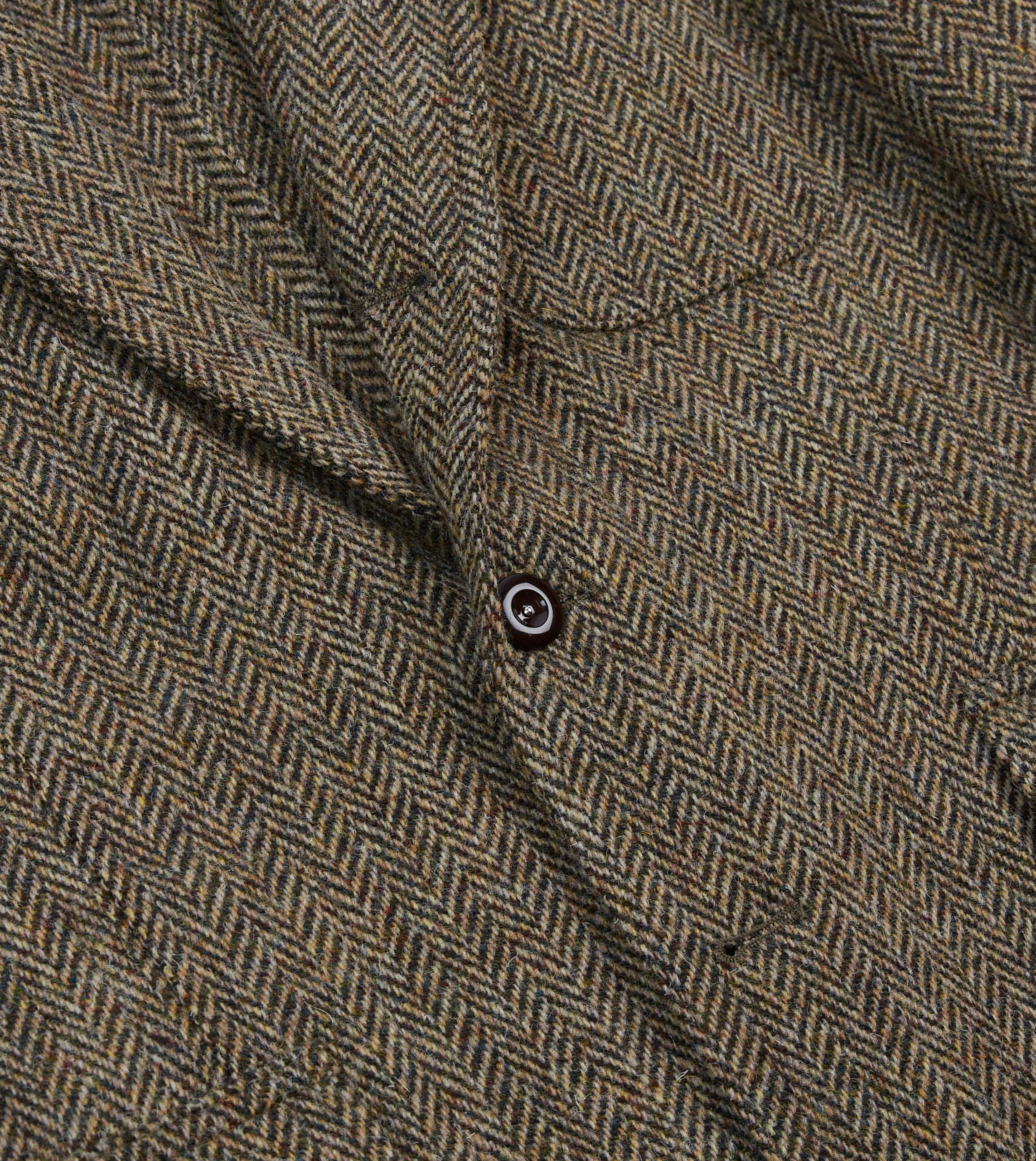 Olive Herringbone Harris Tweed Games Blazer Mk. VII - Image 6