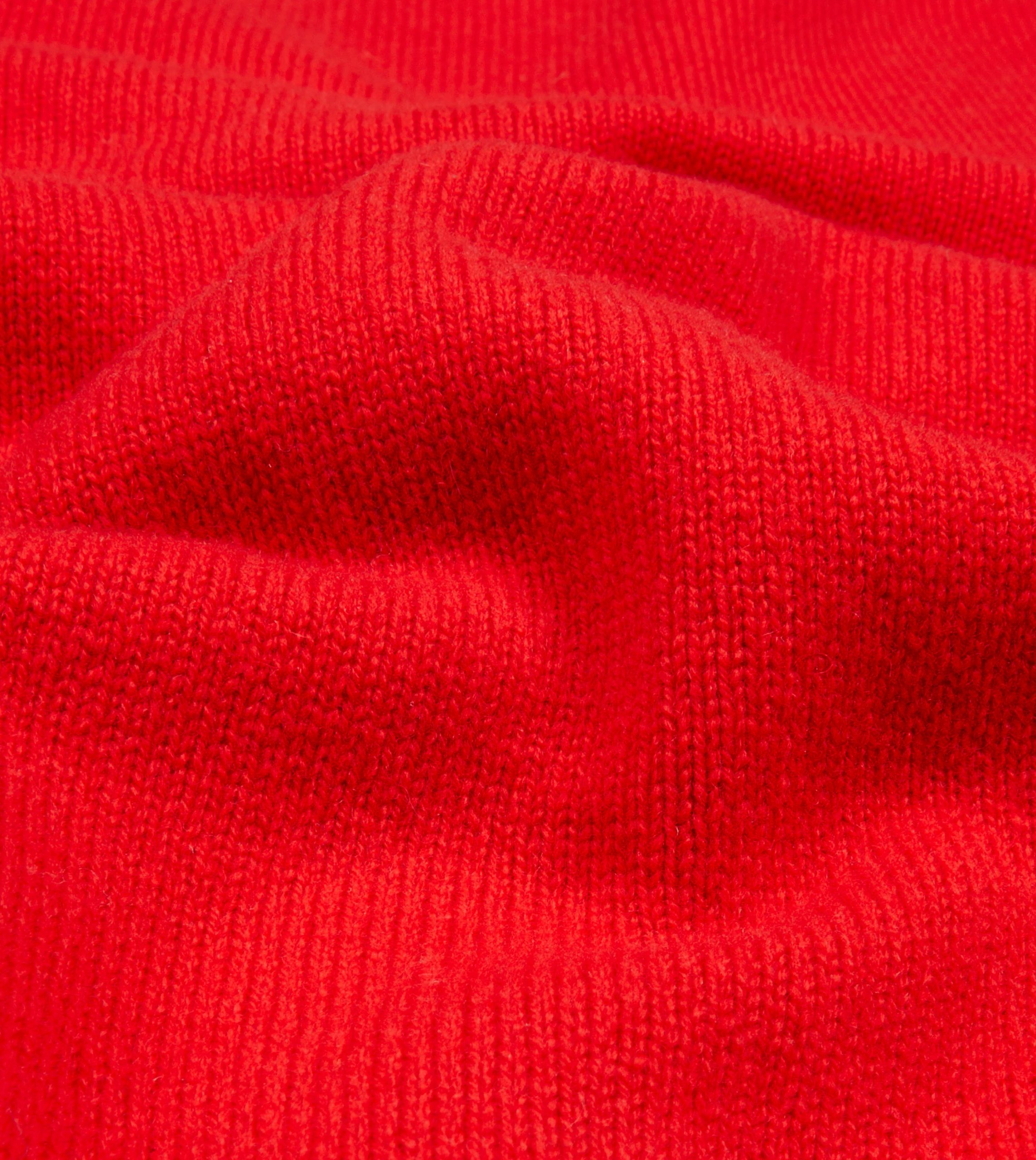 Red Lambswool 6 Button Cardigan - Image 2