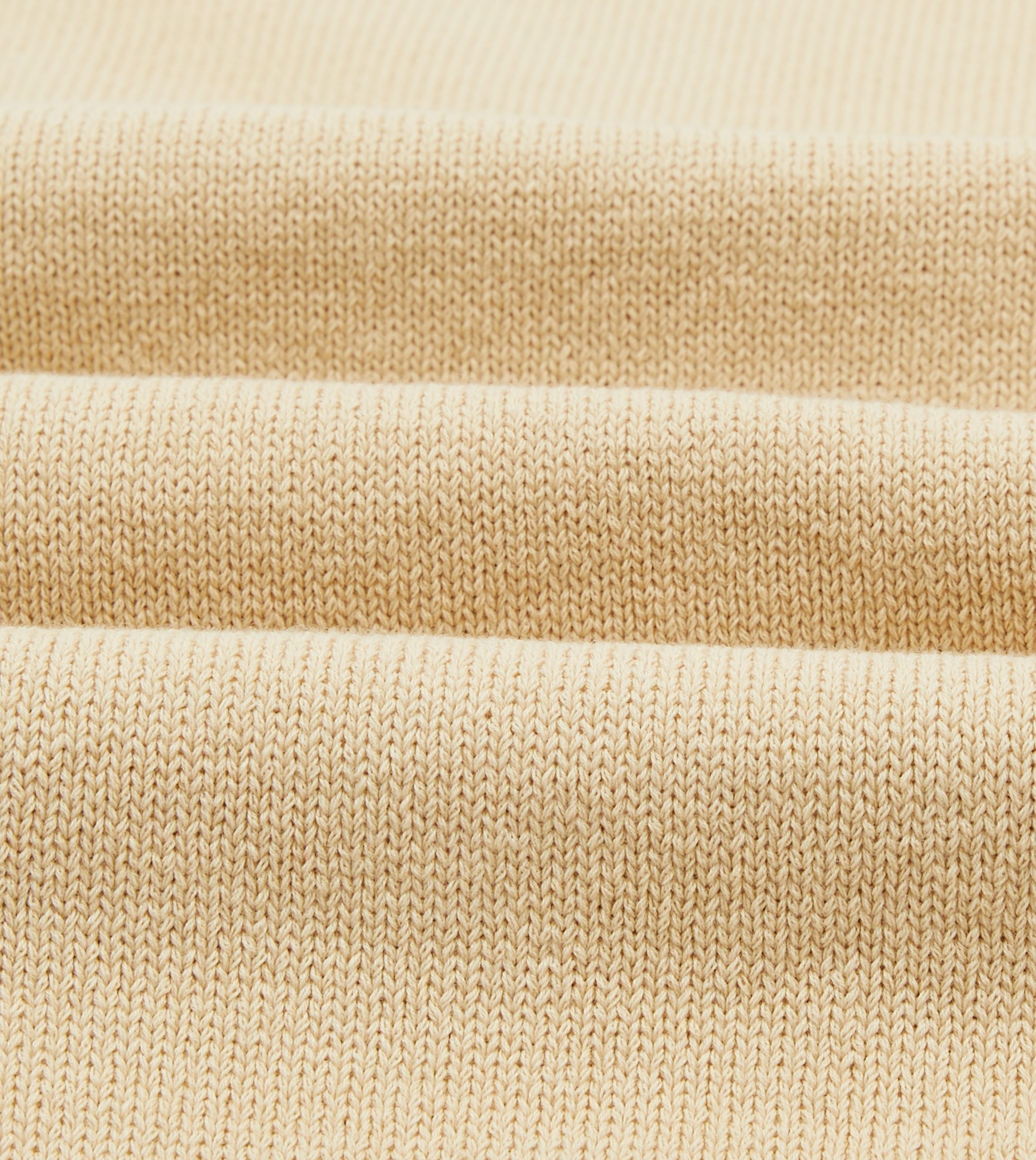 Sand Cotton Button-Through Knit - Image 2