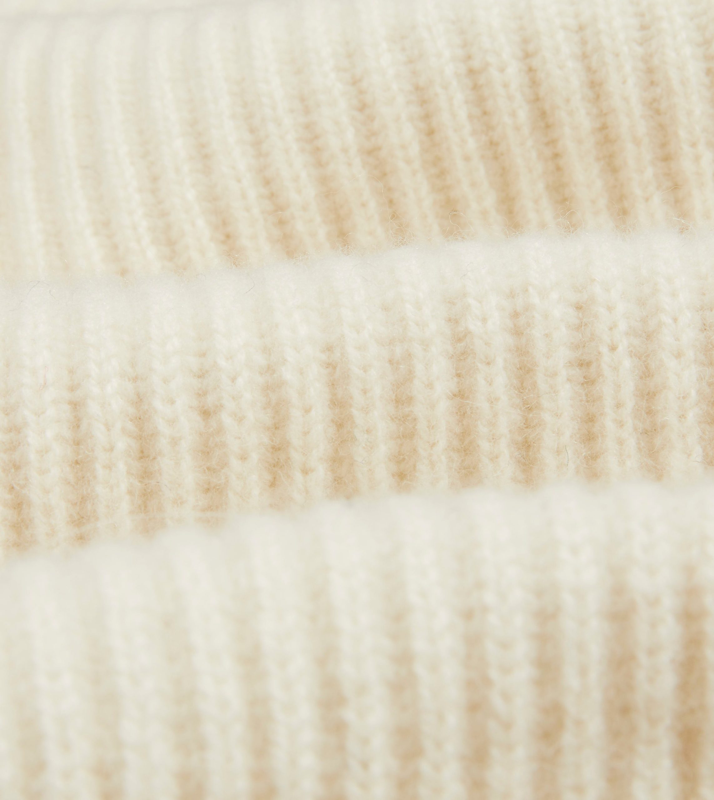 Ecru Lambswool Shawl Collar Cardigan - Image 2