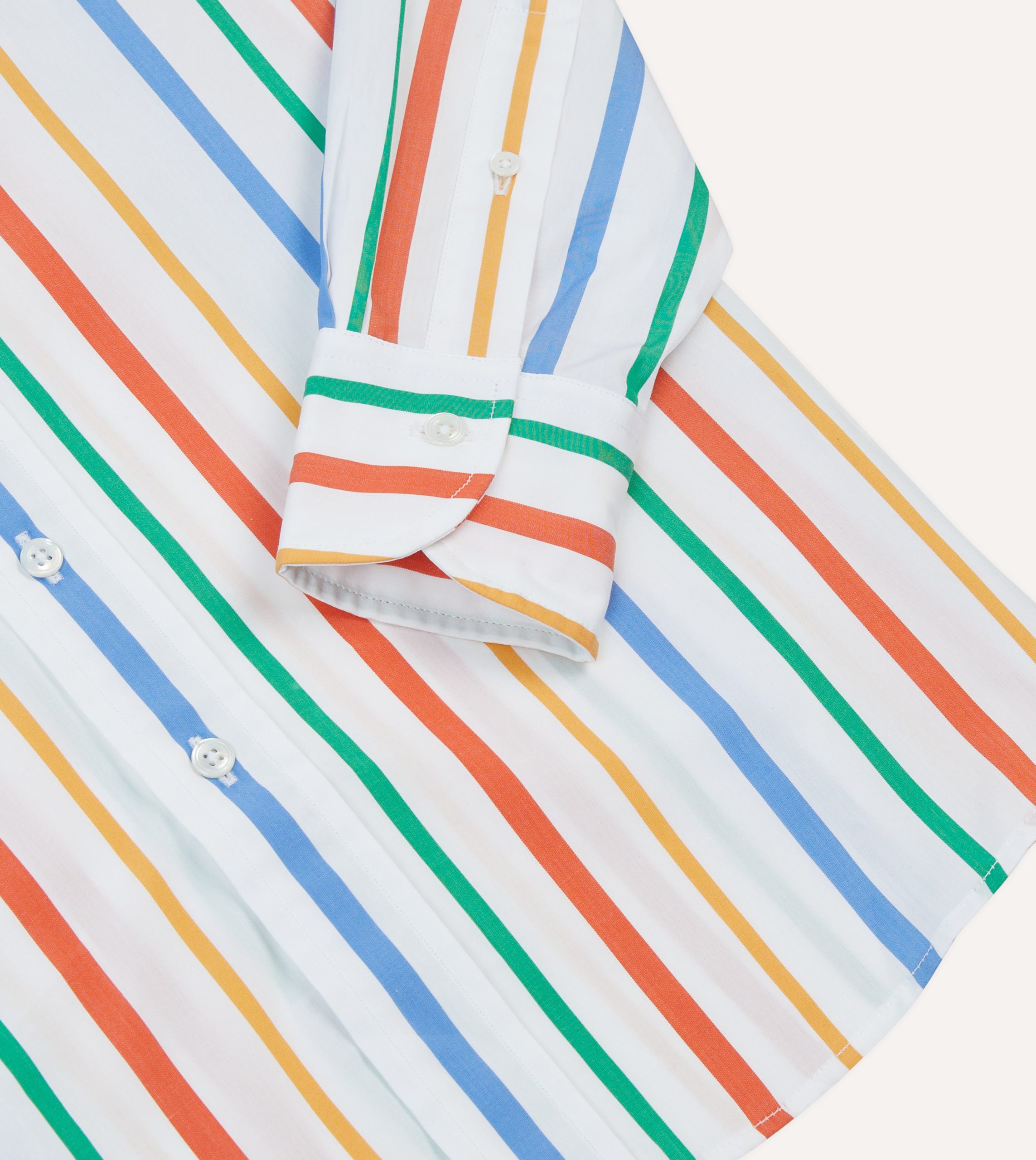 Multi Stripe Poplin Button-Down Shirt - Image 5