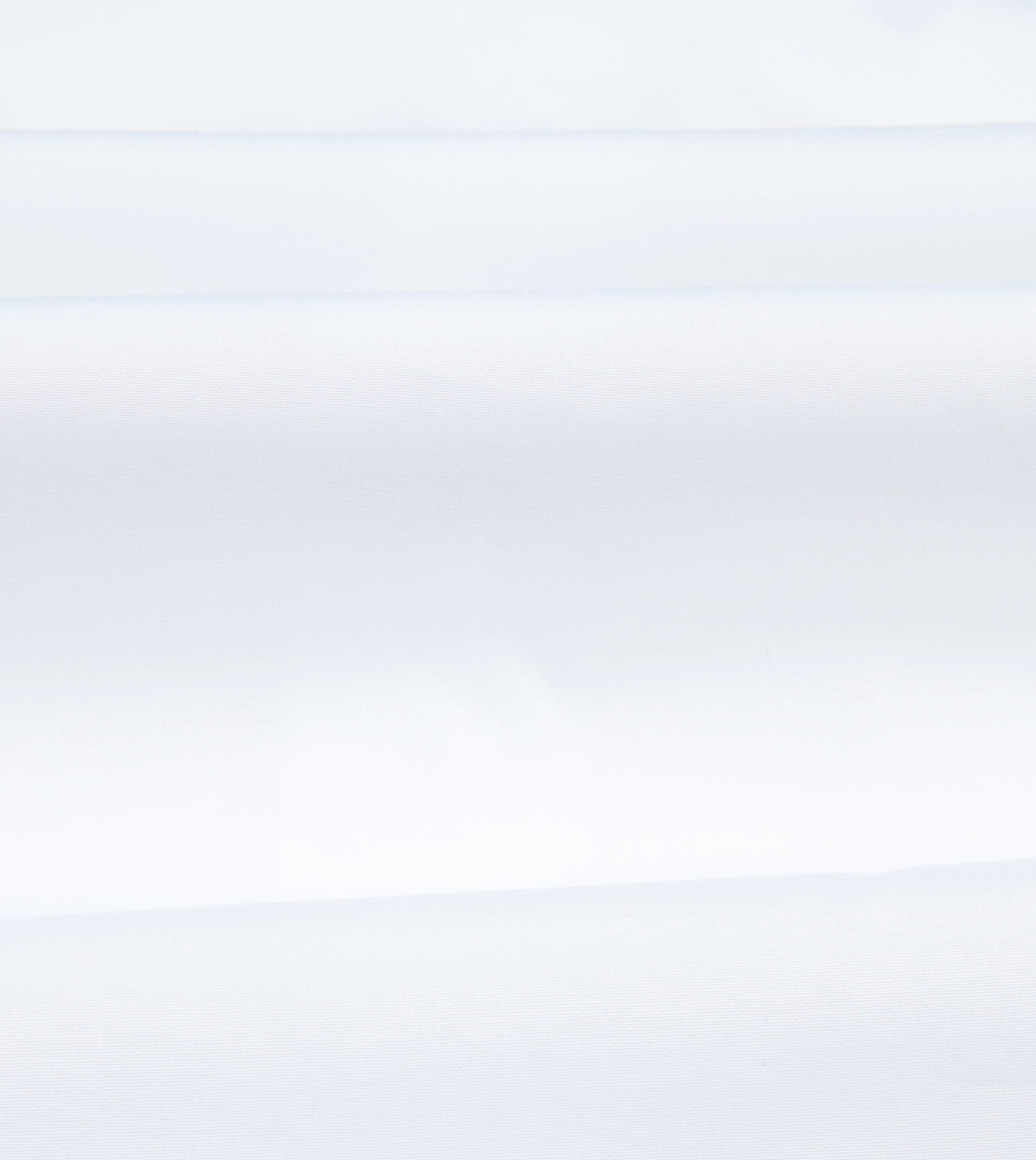 White Cotton Spread Collar Poplin Shirt - Image 2