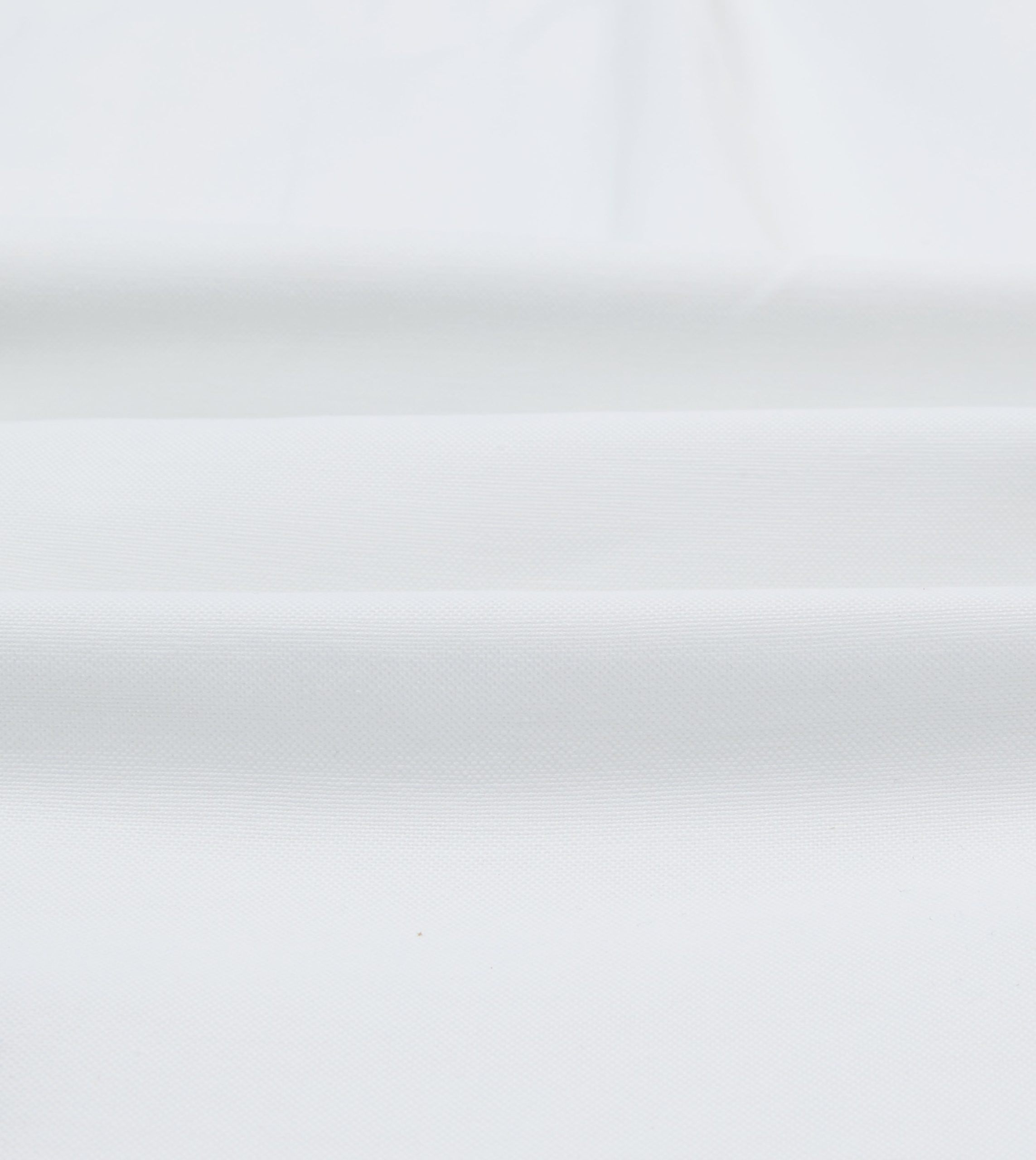 White Cotton Oxford Cloth Long Point Collar Shirt - Image 2