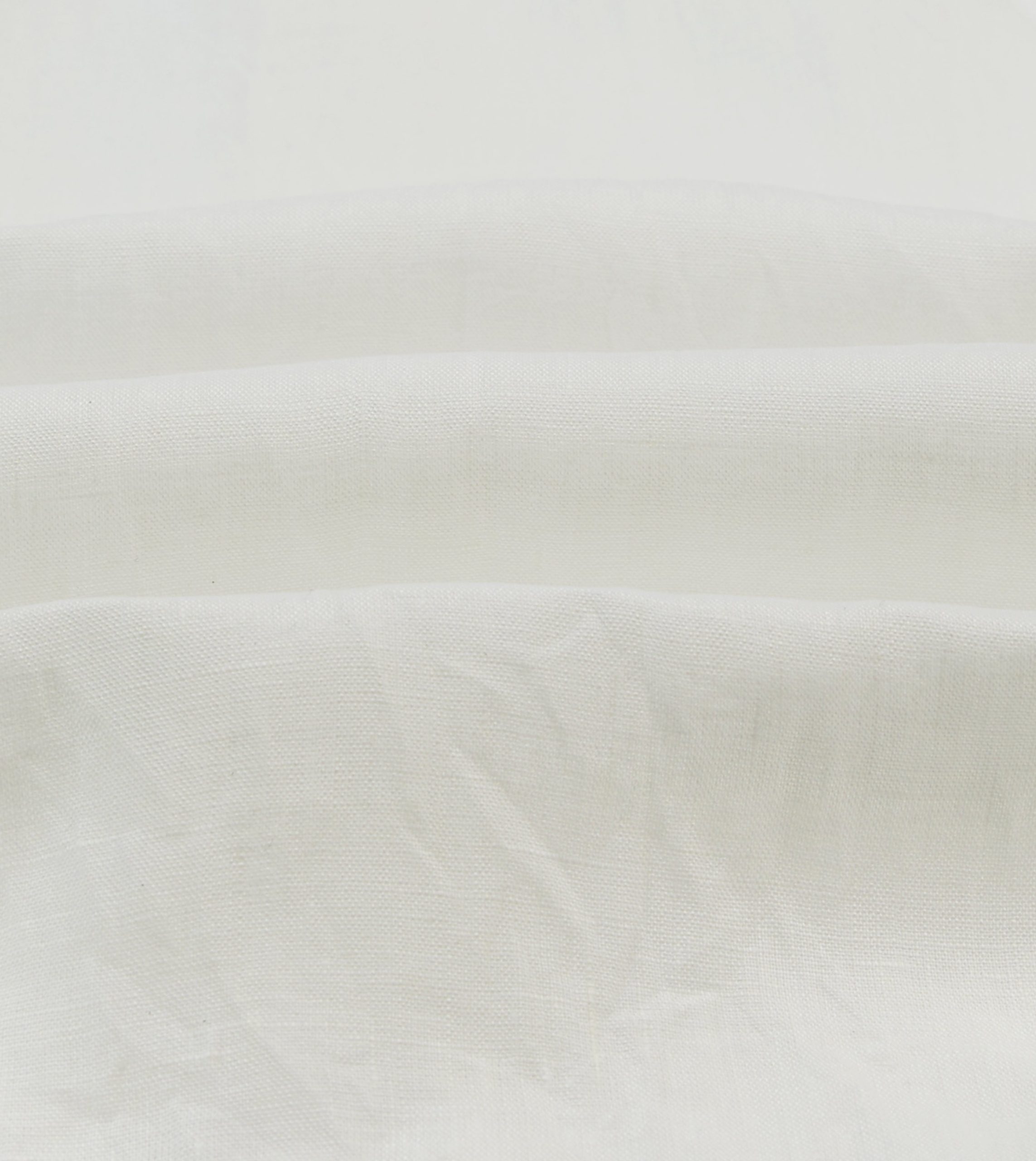 Ecru Linen Spread Collar Shirt - Image 2