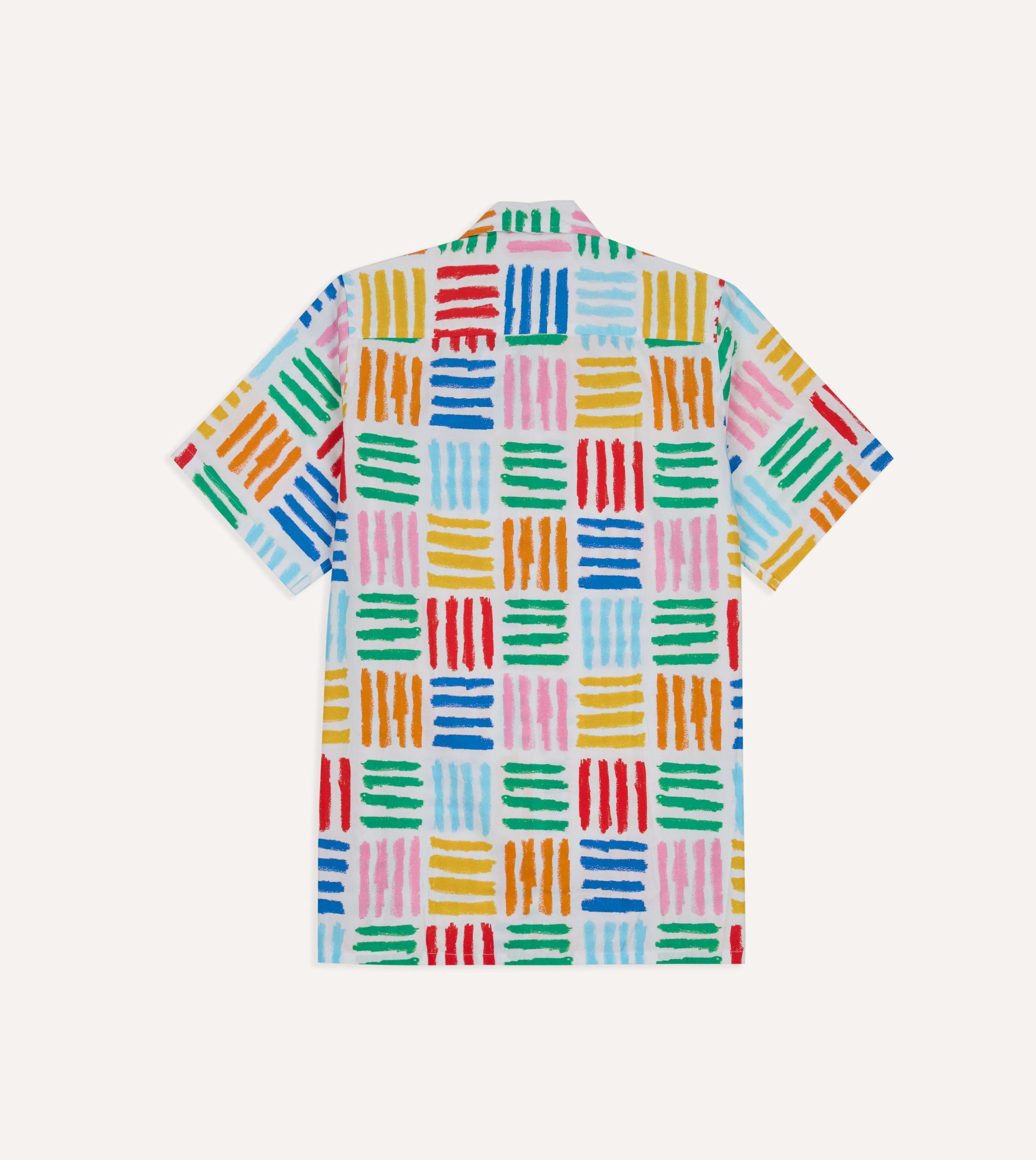 Michael McGregor for Drake's Check Camp Collar Shirt - Image 5