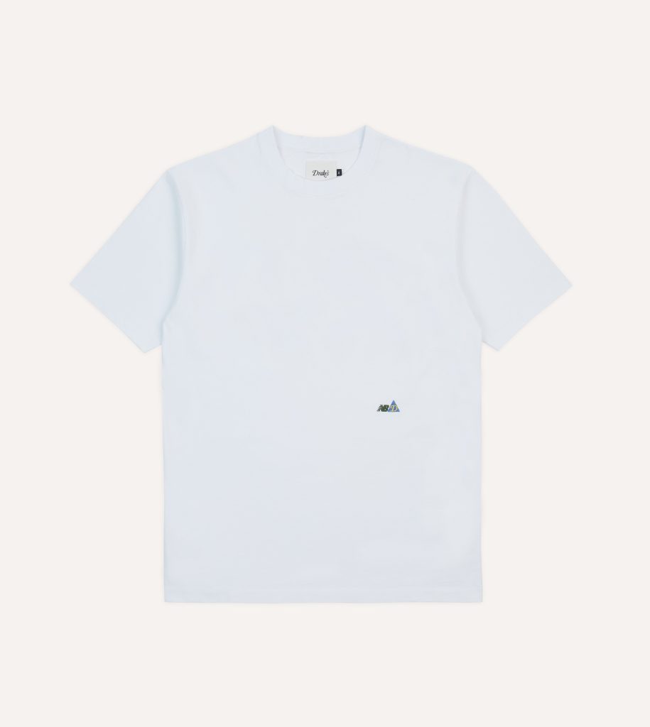 Drake's and New Balance White Graphic T-Shirt