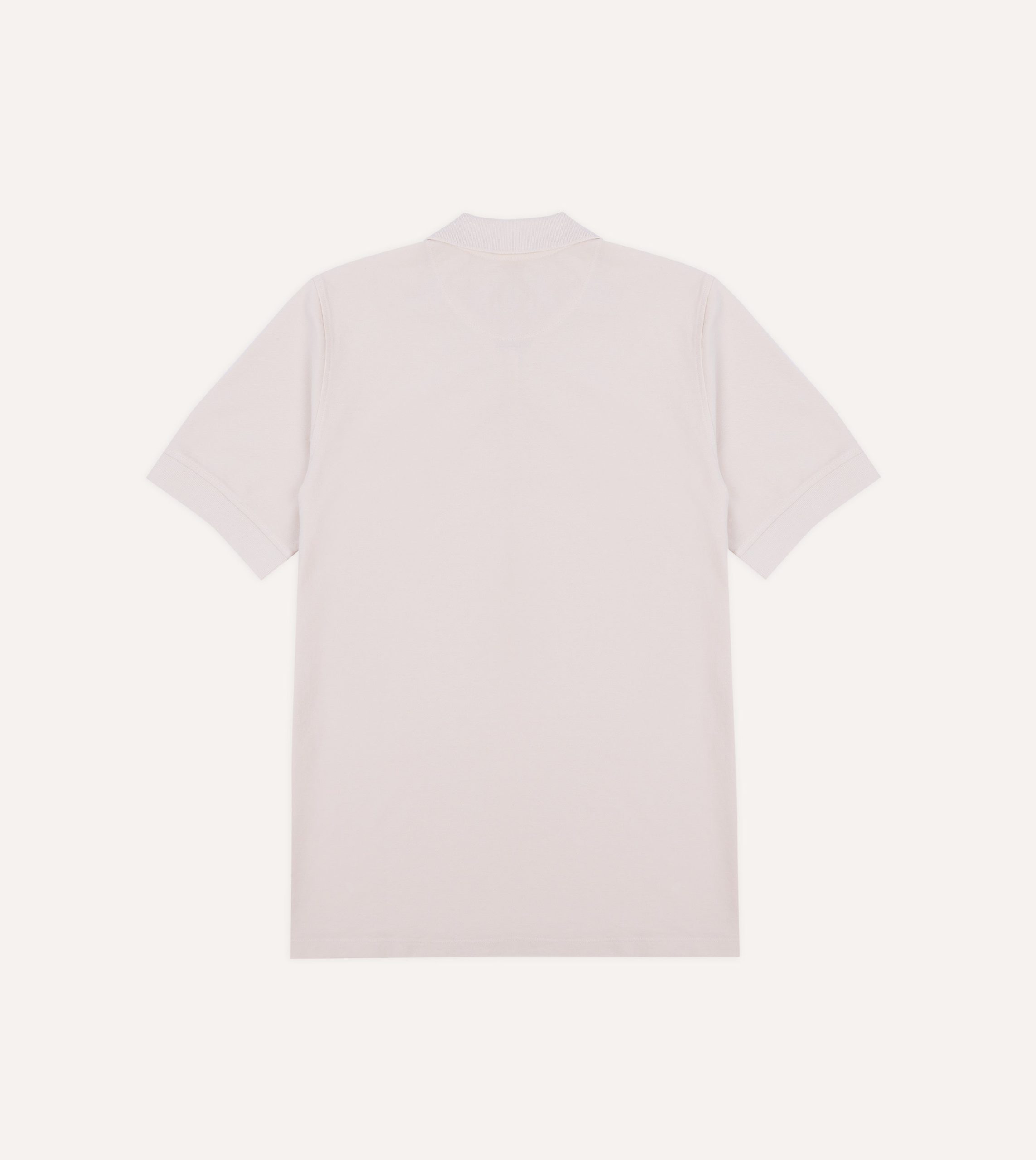 Pink Piqu?? Cotton Polo Shirt - Image 4