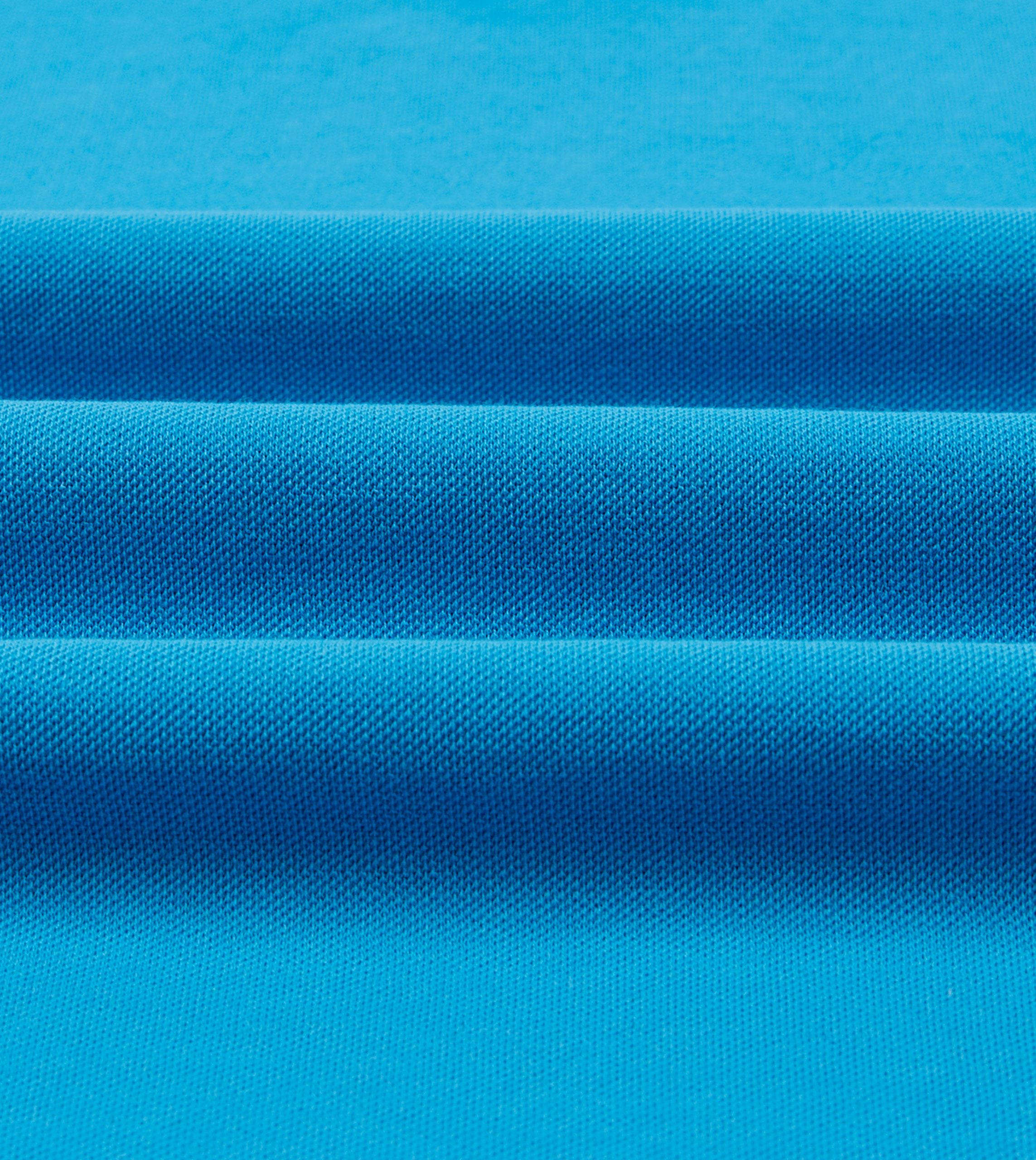 Sky Blue Piqué Cotton Polo Shirt - Image 2