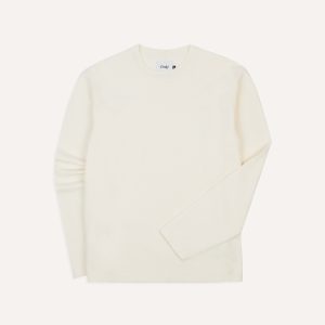 Antique White Panelled Cotton Training T-Shirt