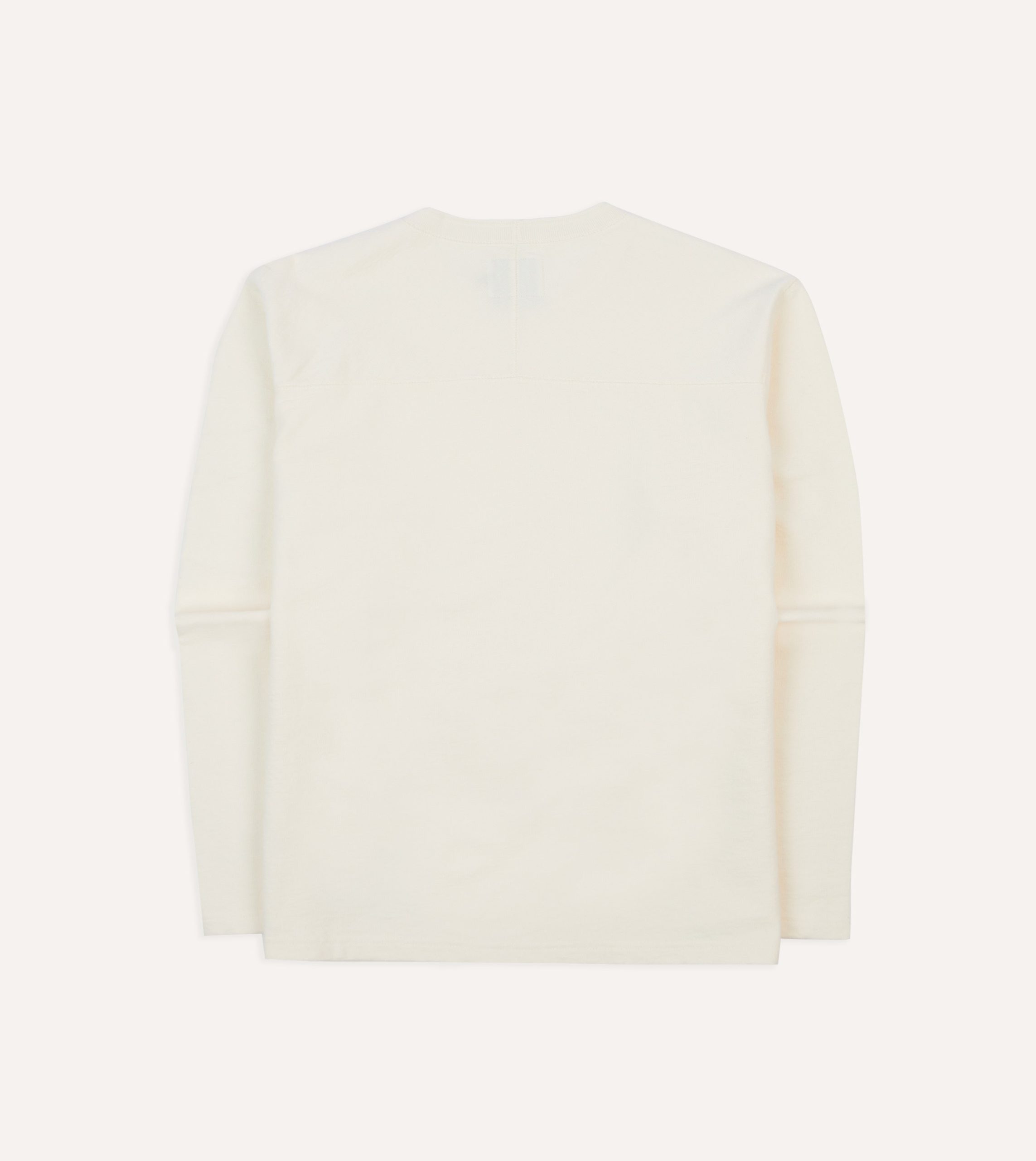 Antique White Panelled Cotton Training T-Shirt - Image 5