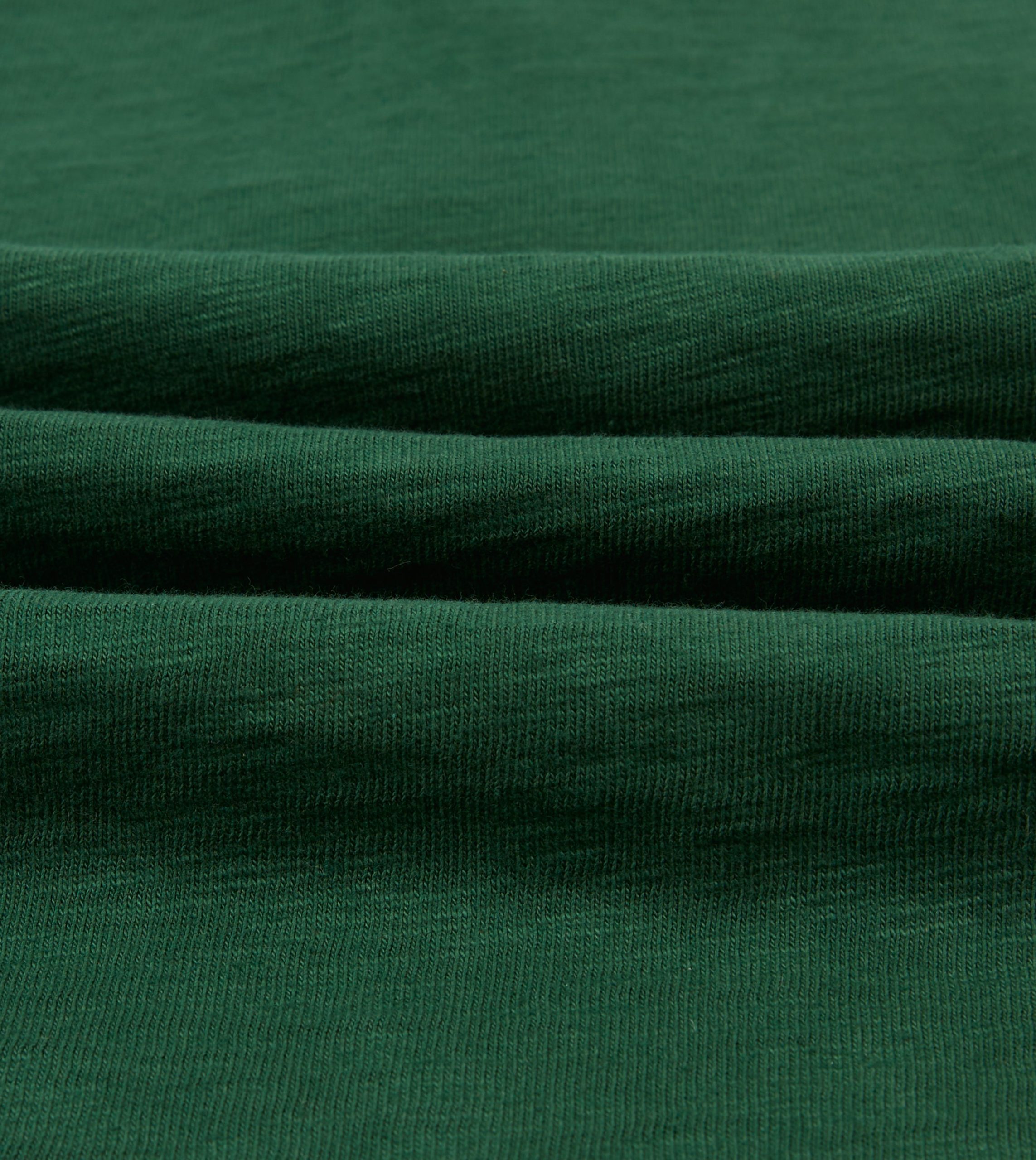 Green and Ecru Chevron Flamé Cotton Rugby Shirt - Image 2