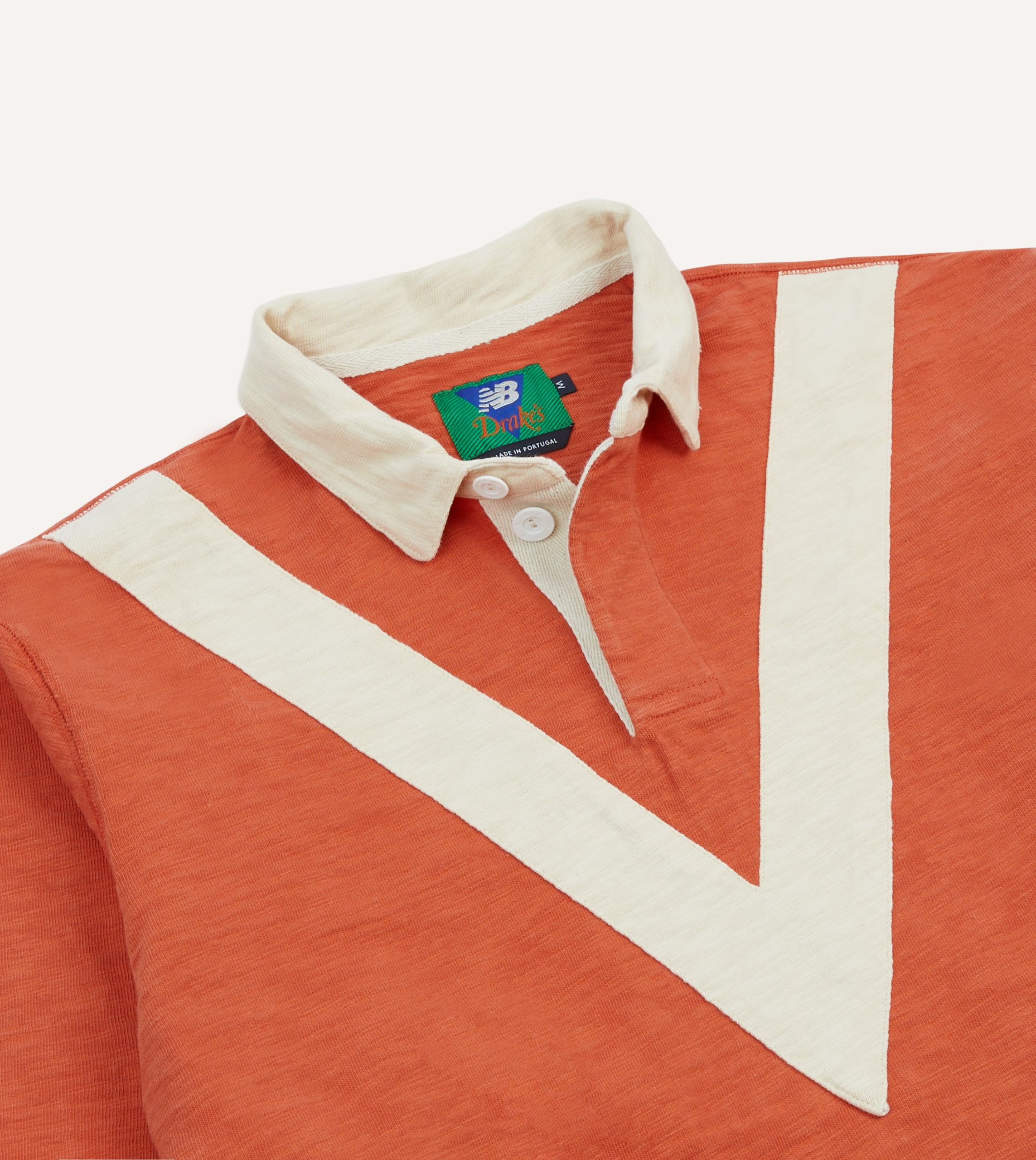 Drake's and New Balance '77 Flam?? Rugby Shirt - Image 4