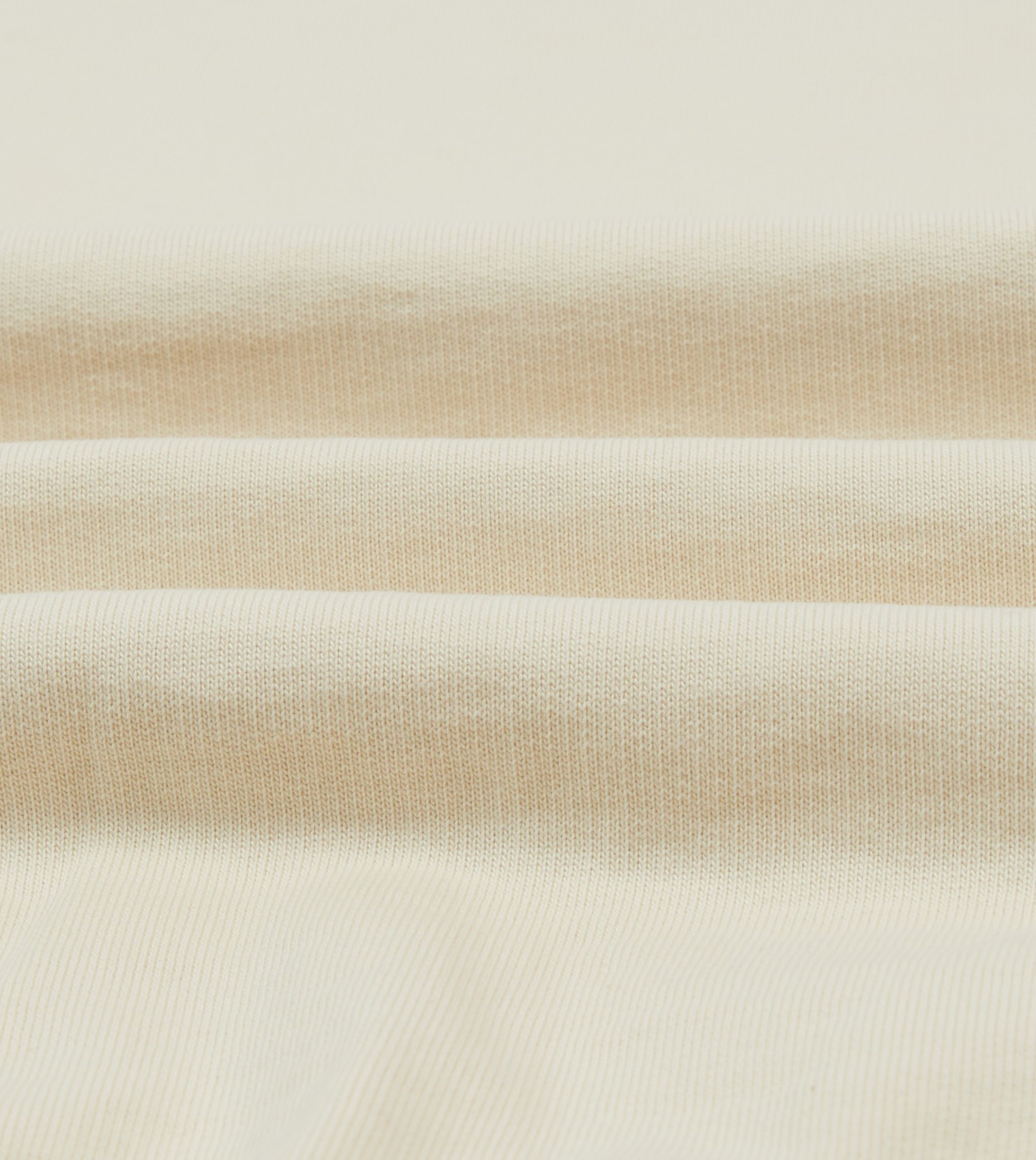 Ecru. Navy and Yellow Striped Rib Cotton Jersey Sweatshirt - Image 2