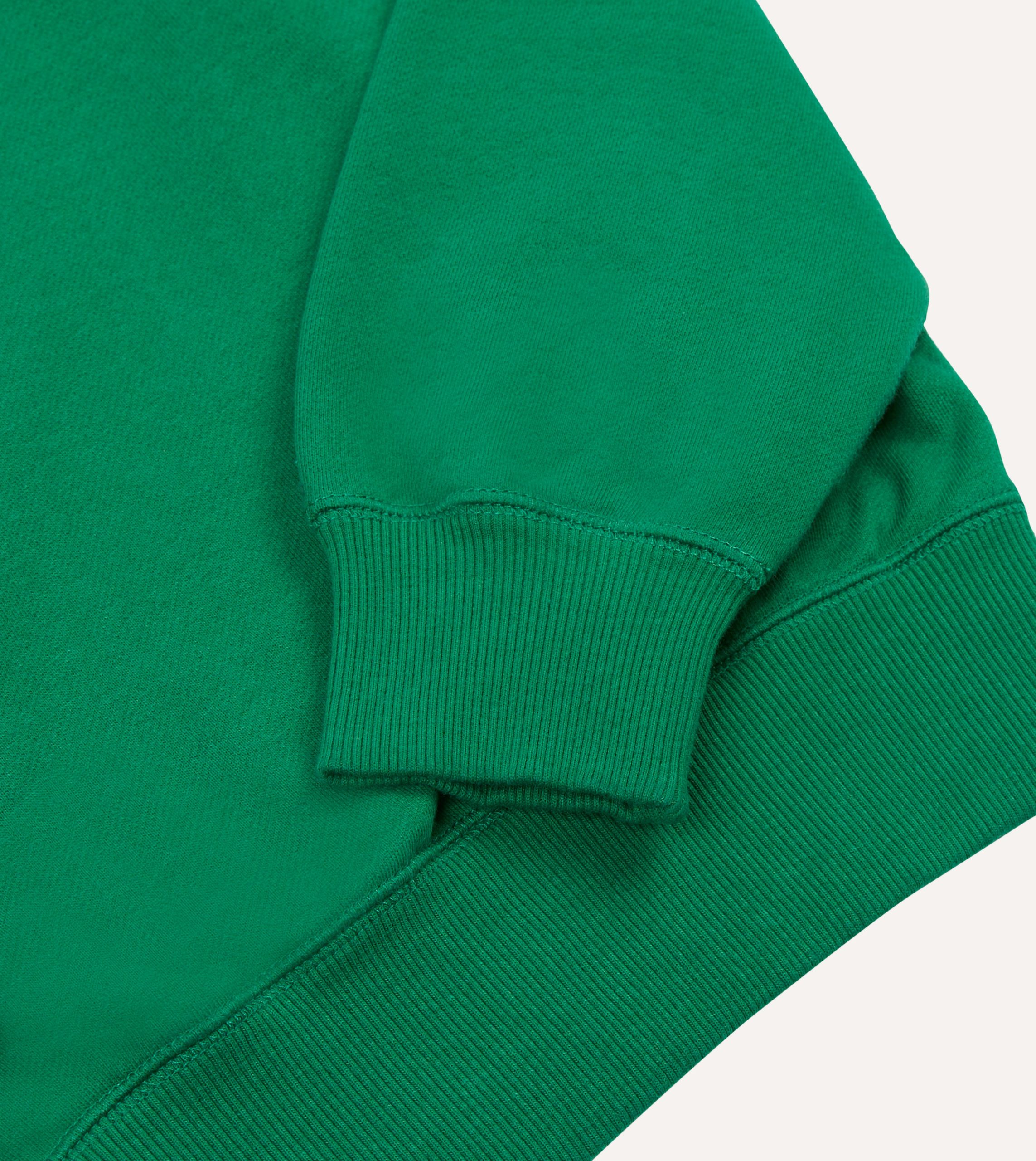 Green Cotton Cashmere Sweatshirt - Image 4