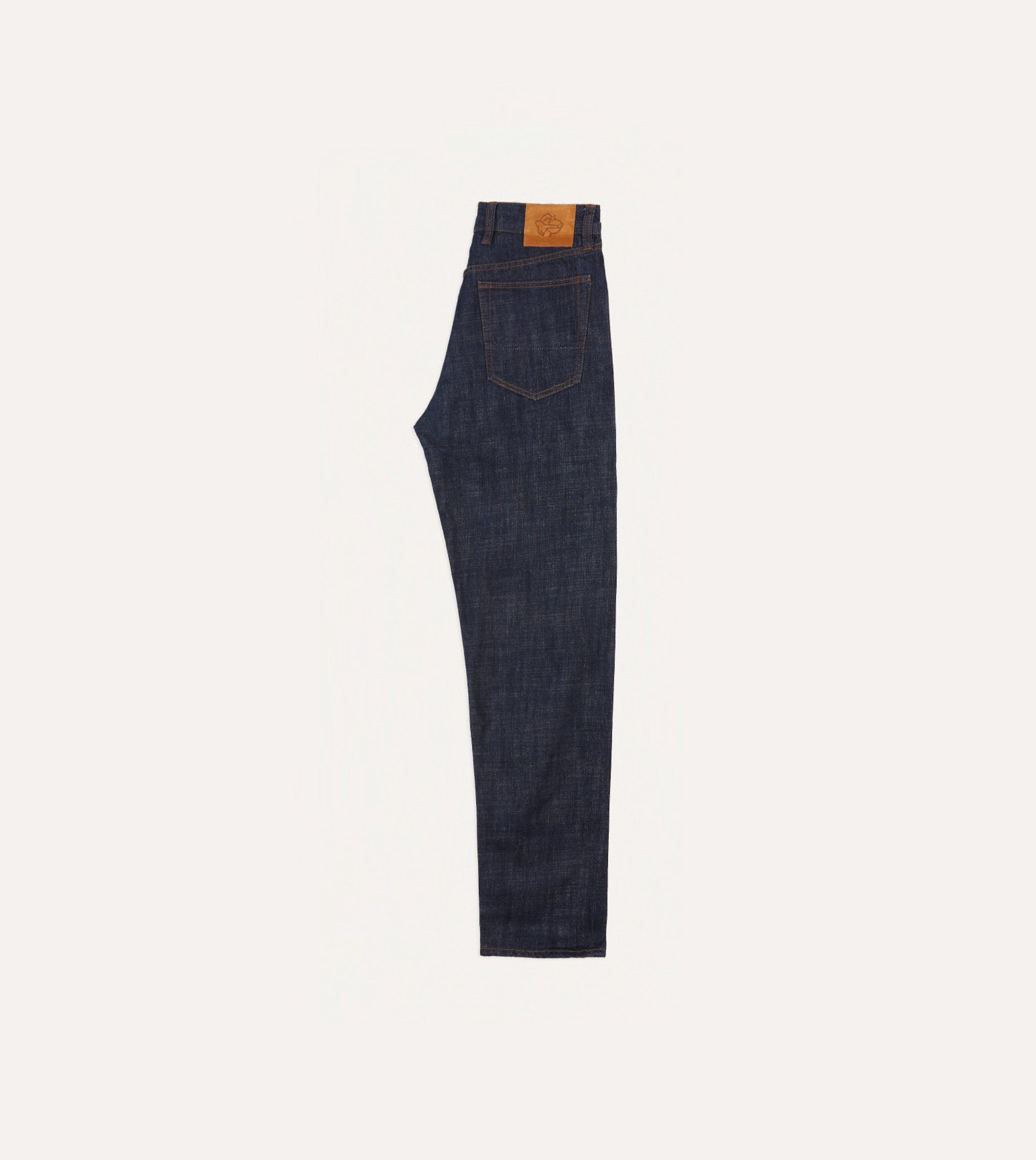 Indigo Rinse 15.5oz Japanese Selvedge Denim Five-Pocket Jeans - Image 6
