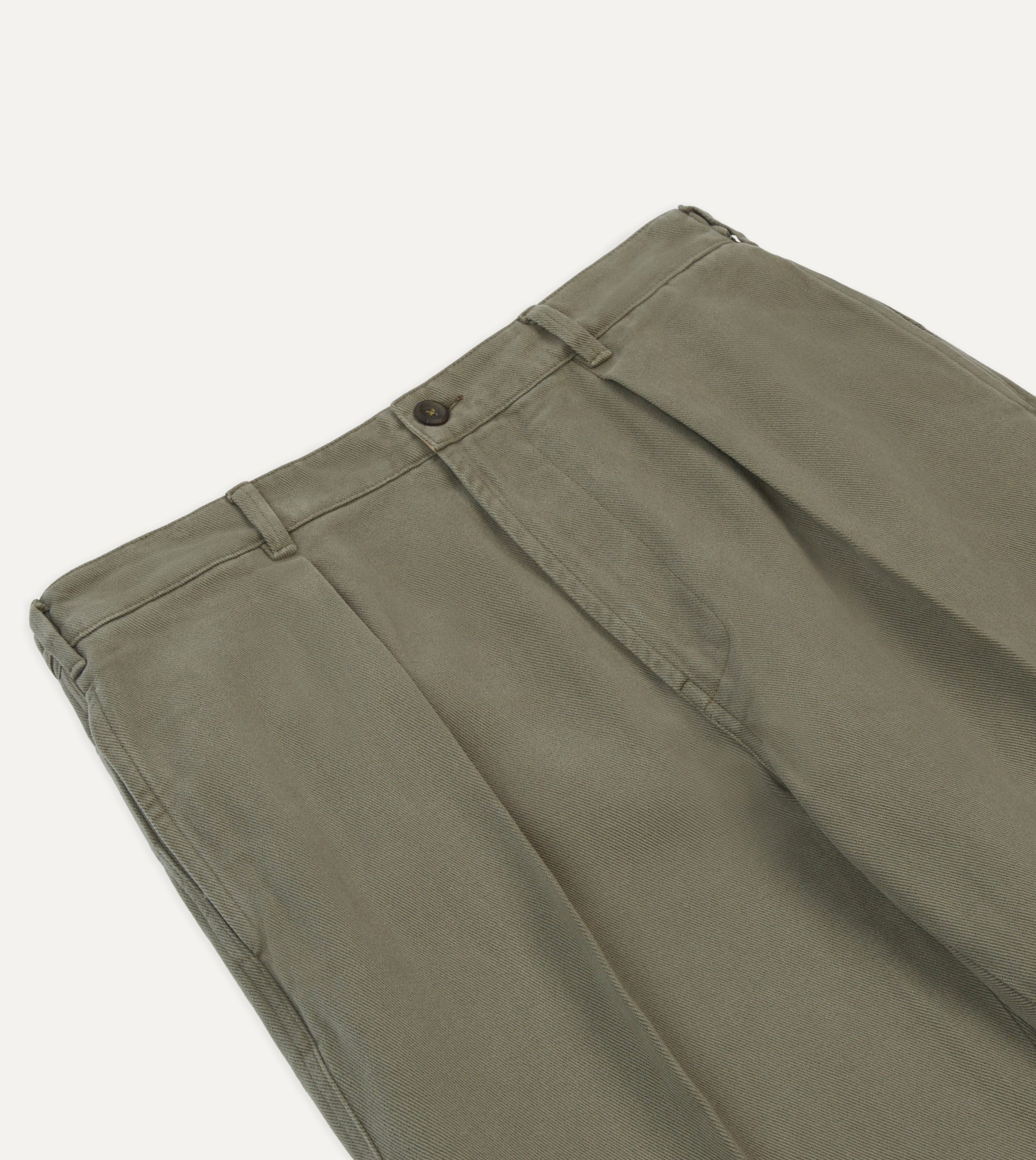 Khaki Heavy Cotton Twill Games Trousers - Image 4
