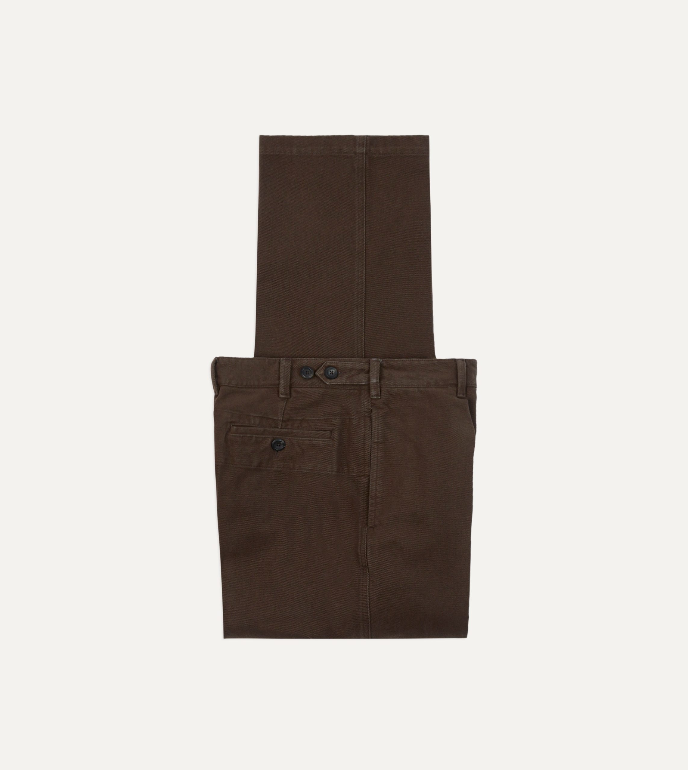Cocoa Heavy Cotton Twill Games Trousers