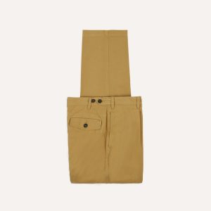 Sand Vintage Wash Cotton Games Trousers