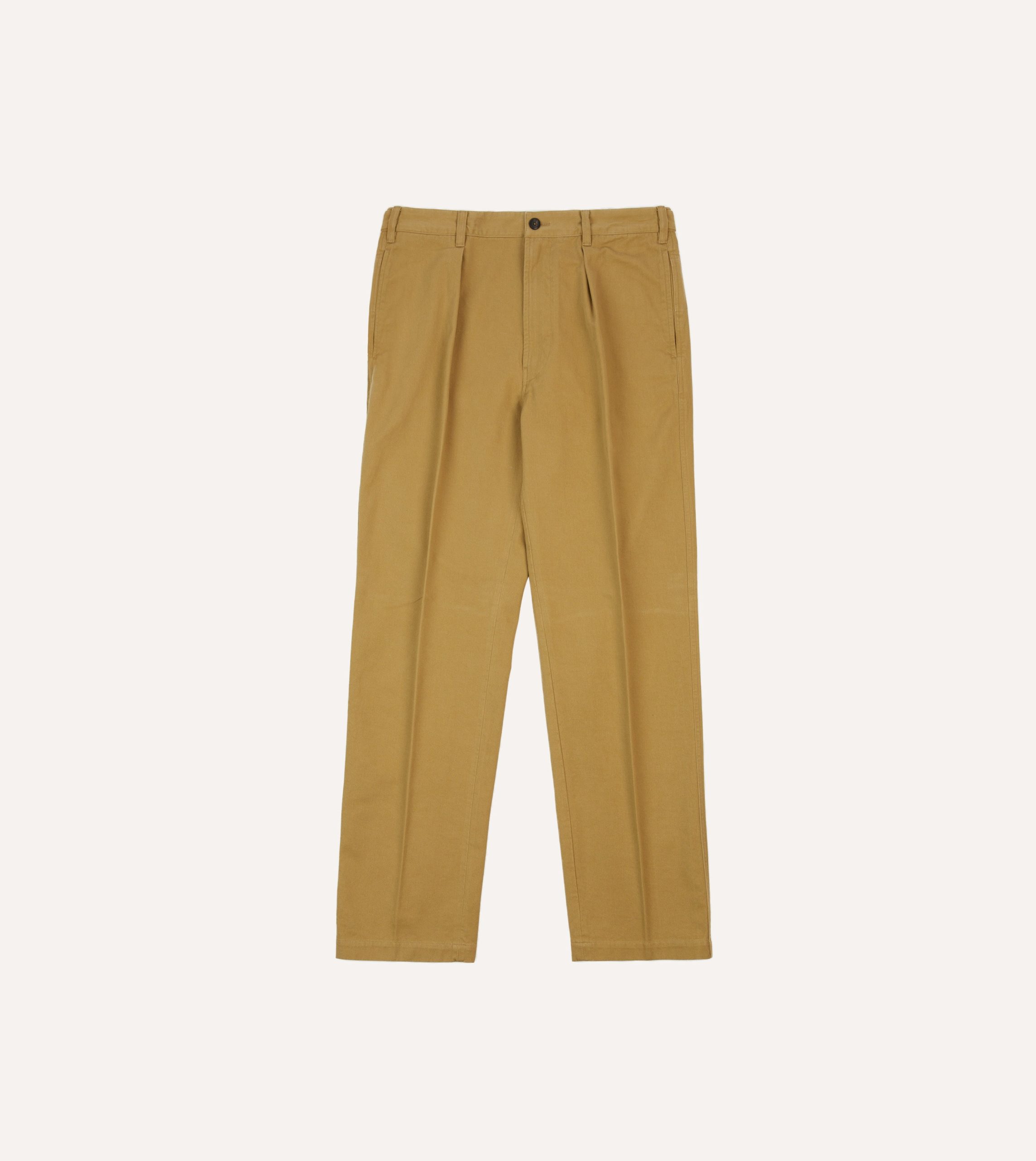 Sand Vintage Wash Cotton Games Trousers - Image 3