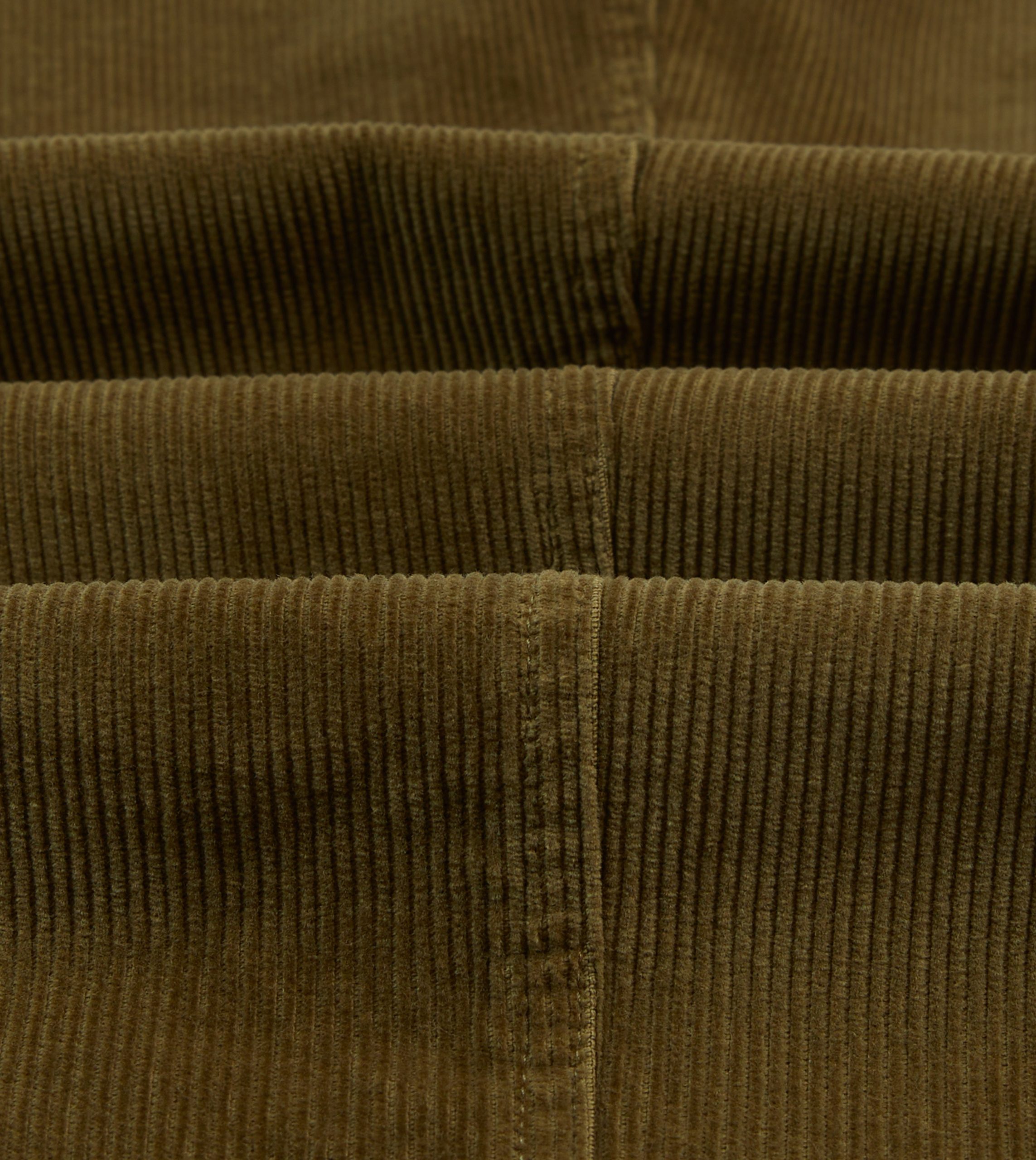 Olive Cotton Corduroy Field Games Trousers - Image 2
