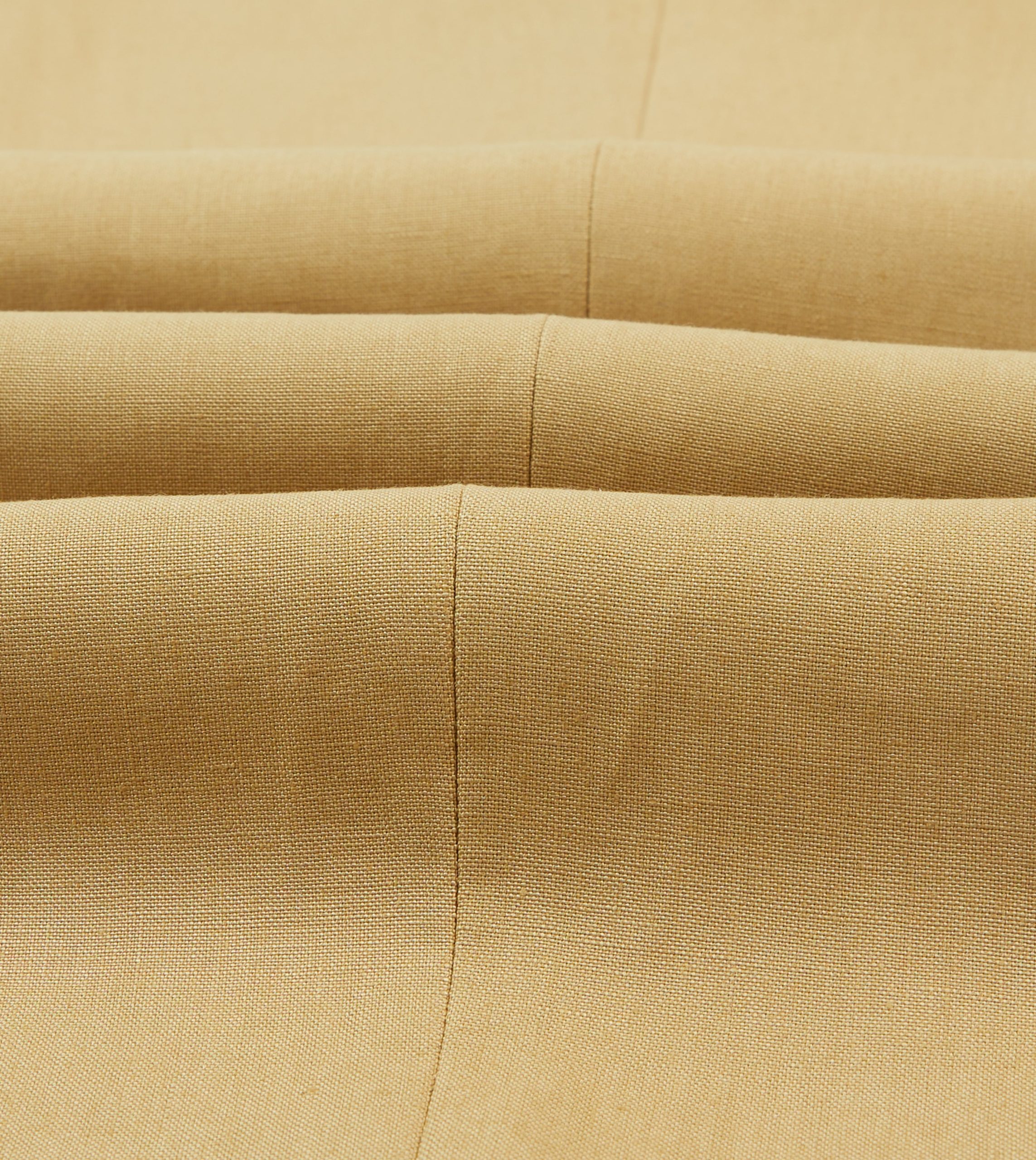 Sand Irish Linen Single Pleat Trouser - Image 2