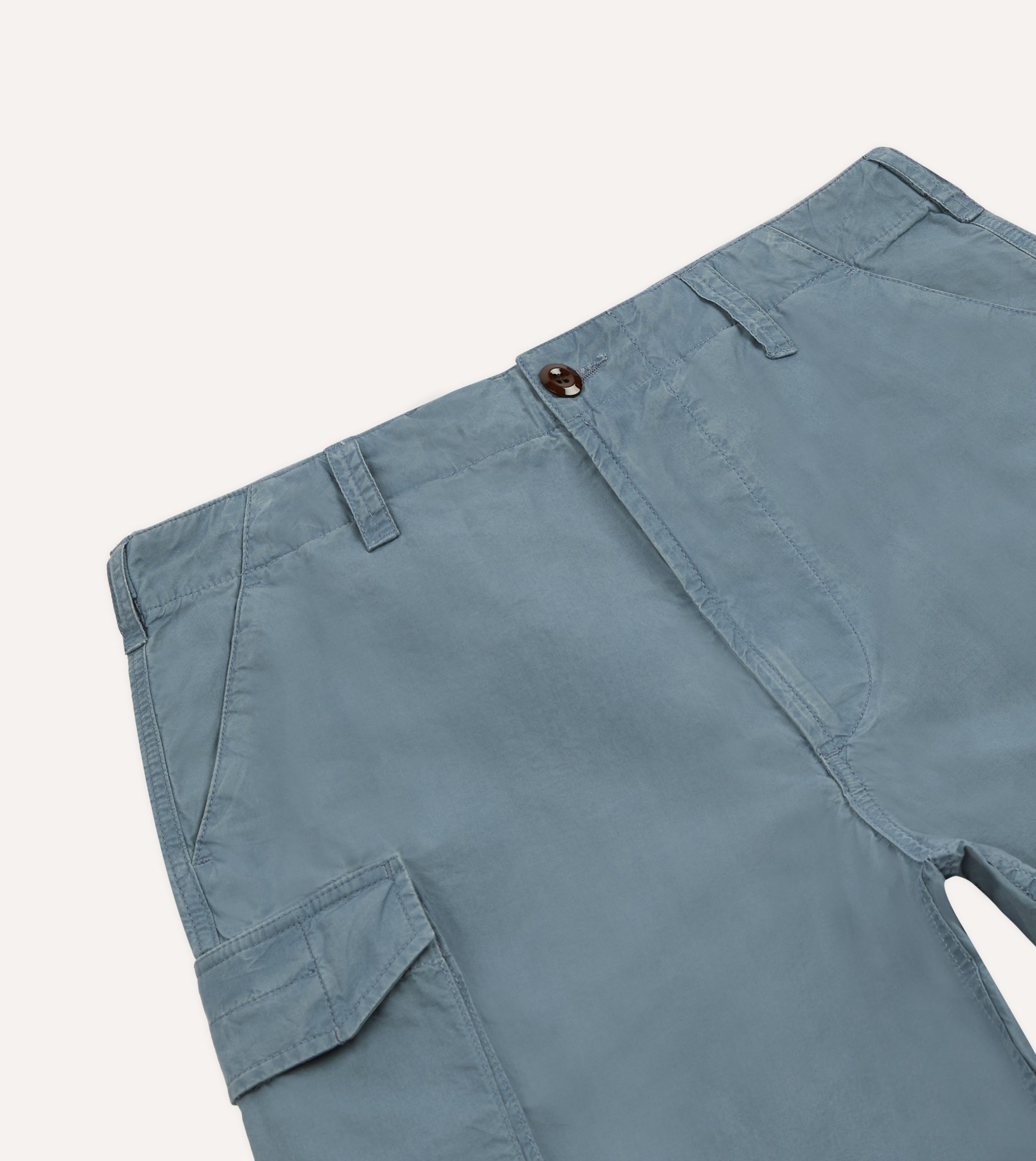 Drake's and New Balance Waxed Cotton Hiking Shorts - Image 3