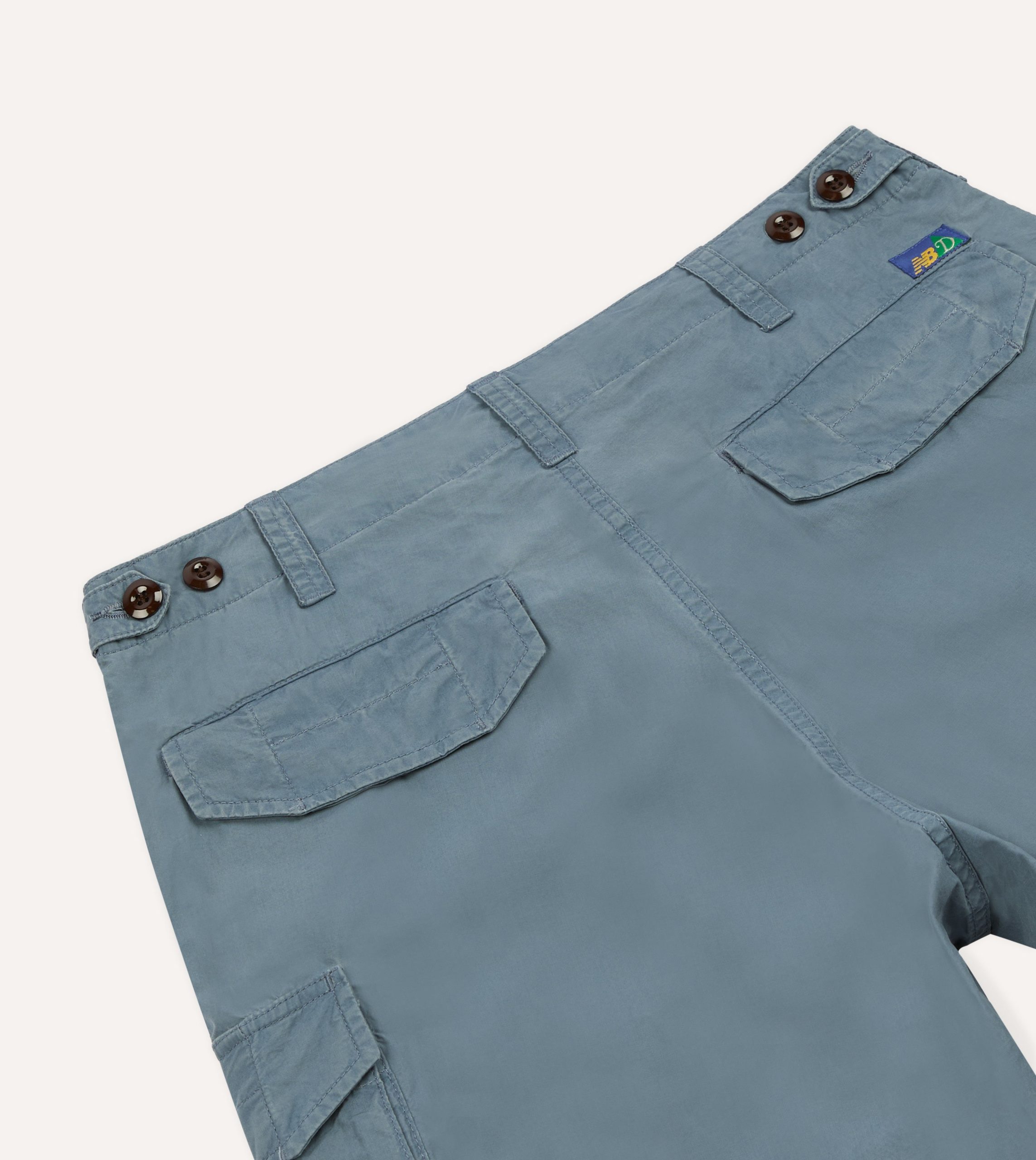 Drake's and New Balance Waxed Cotton Hiking Shorts - Image 4