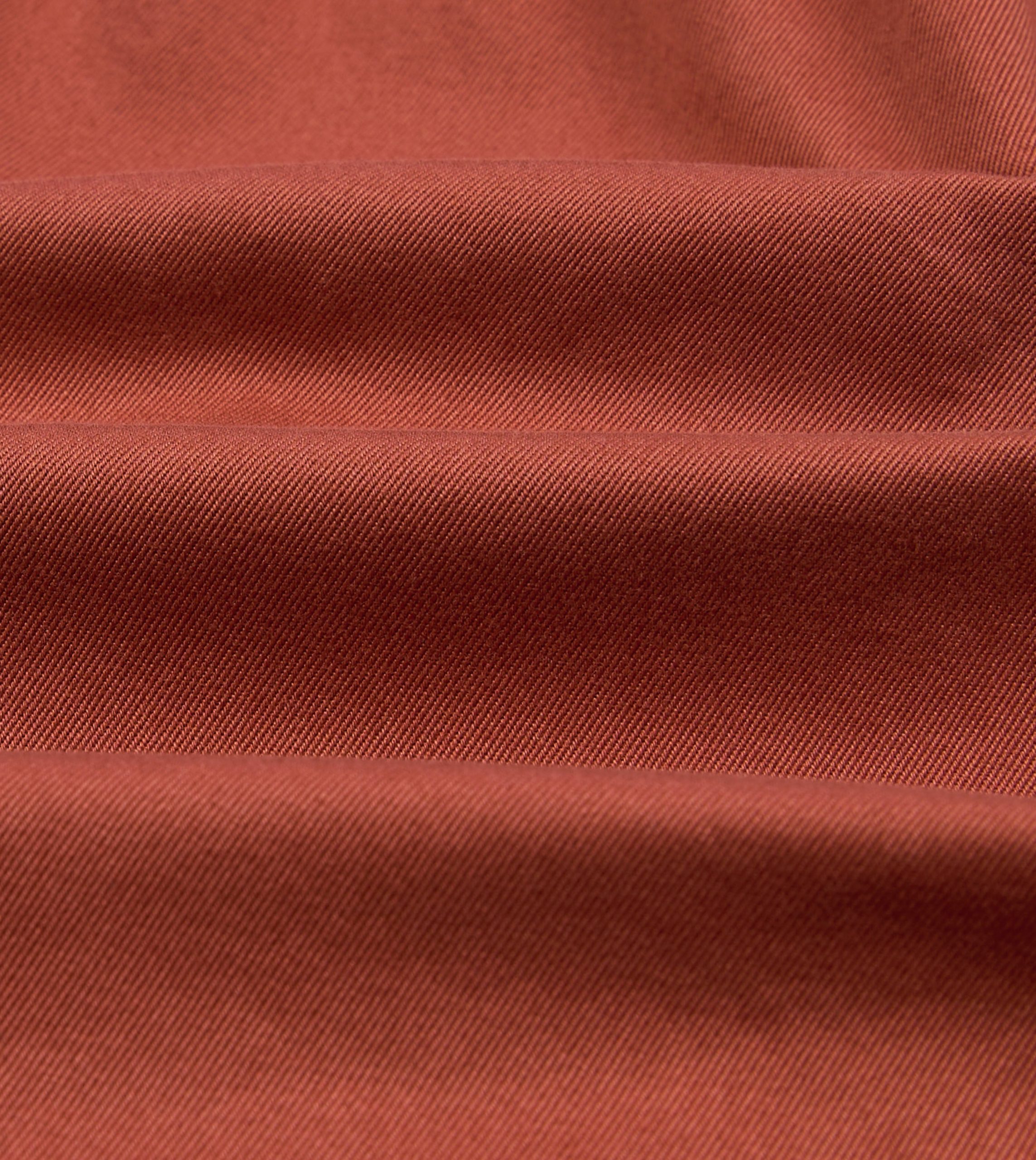 Washed Red Drawstring Shorts - Image 2