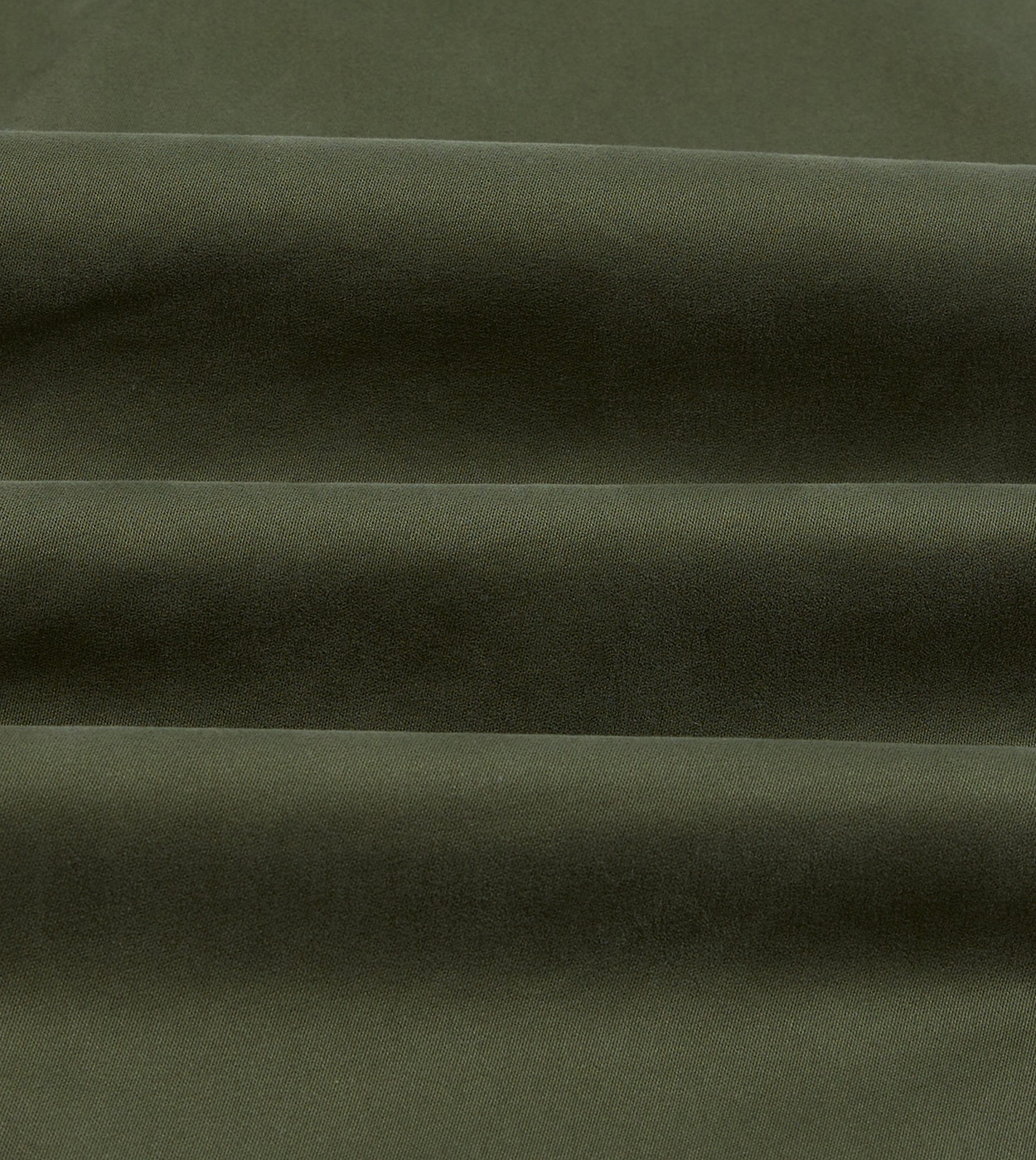 Olive Cotton Drawstring Trousers - Image 2