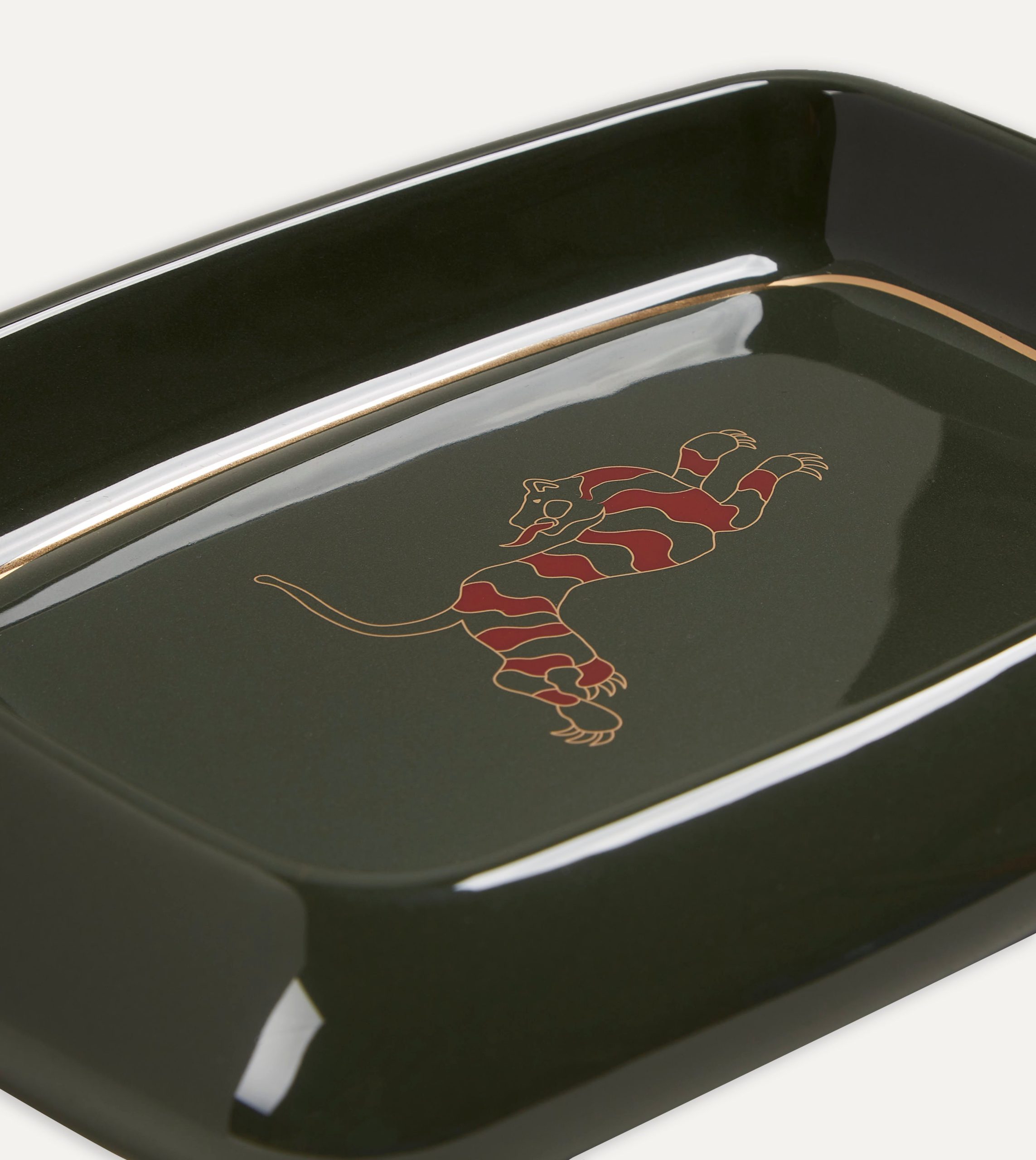 Green Mughal Tiger Vide Poche - Image 4