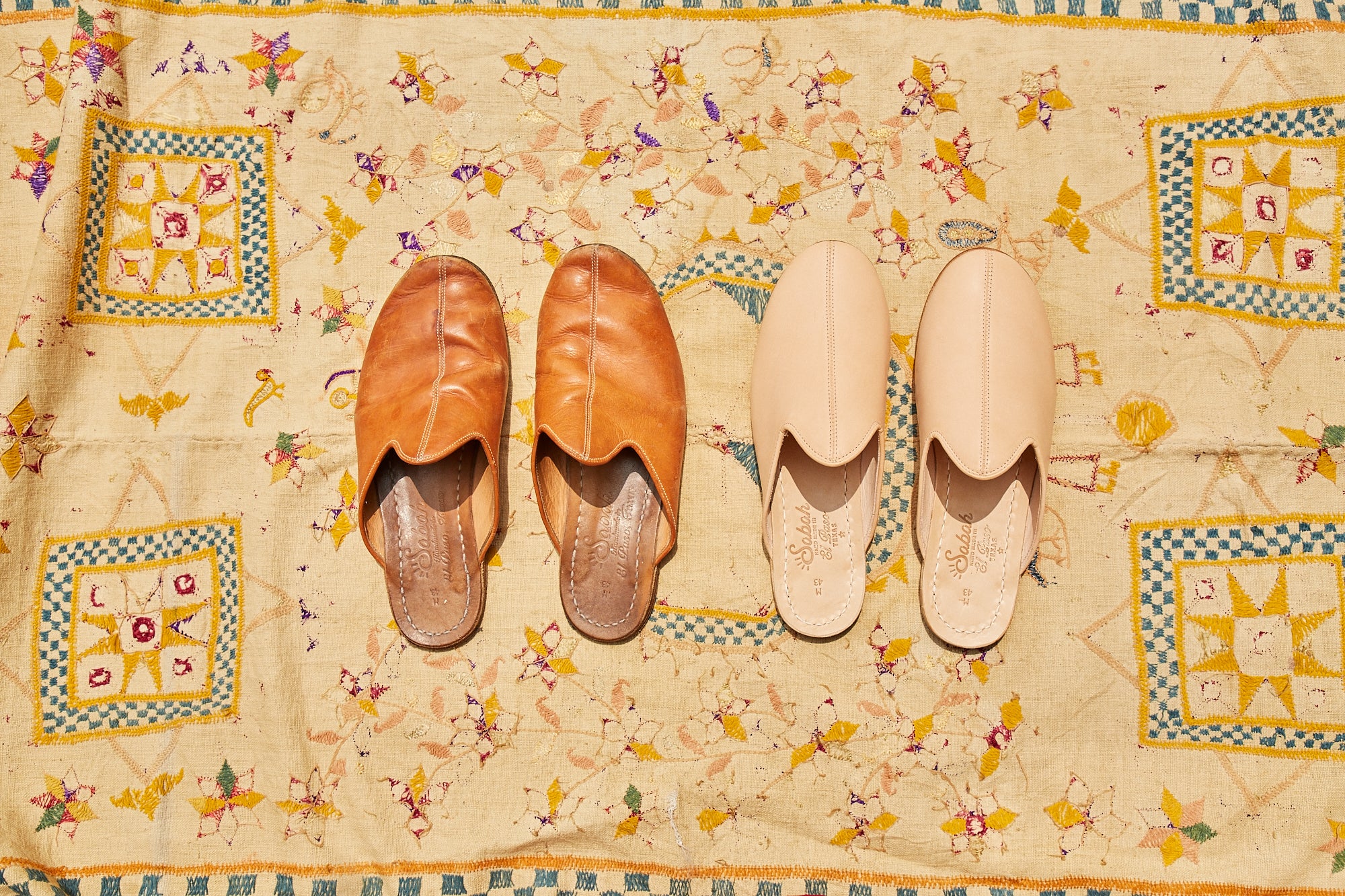 Sabah El Paso Baba Tan Leather Shoes - Image 7