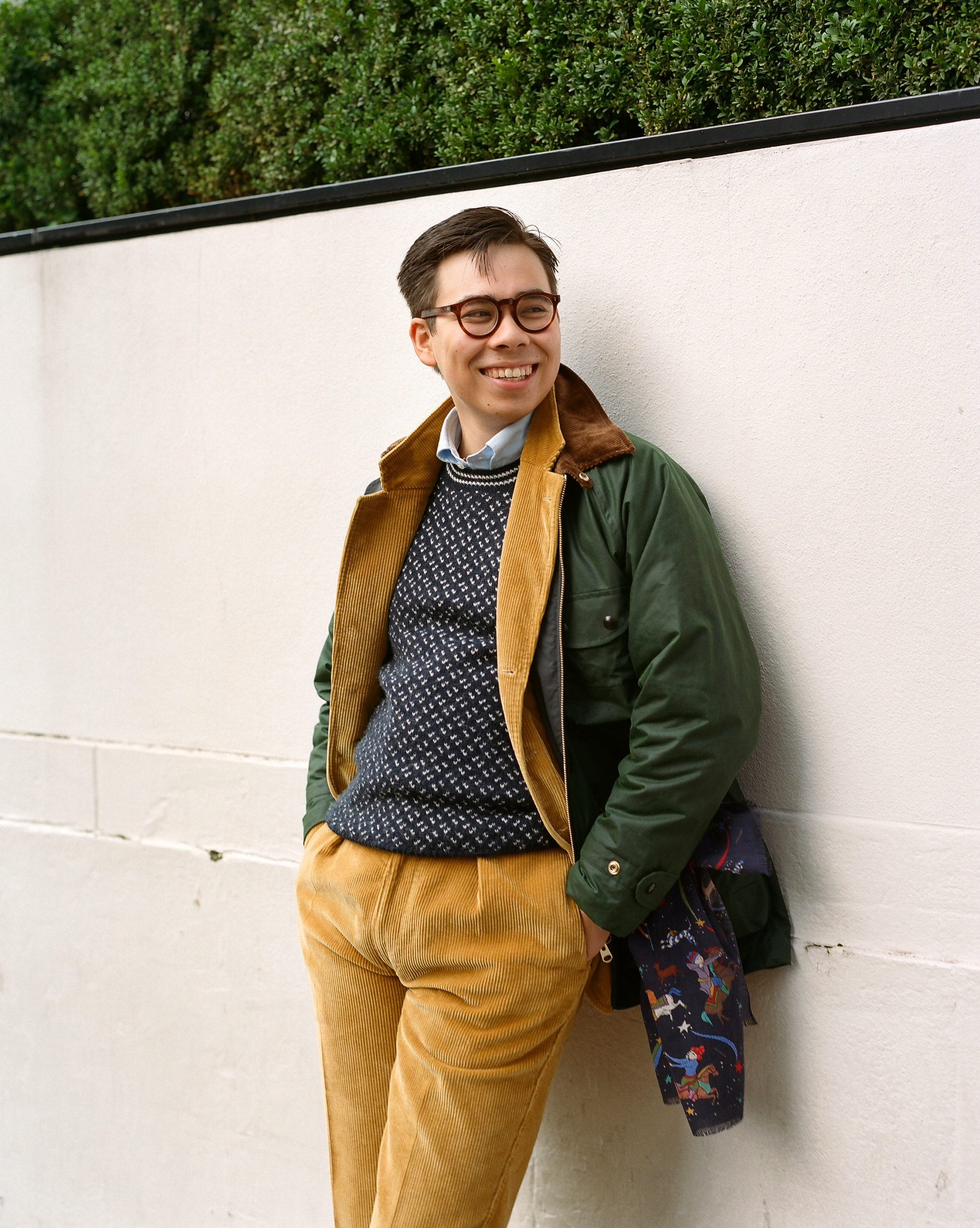 Green Waxed Coverall Jacket - Image 9