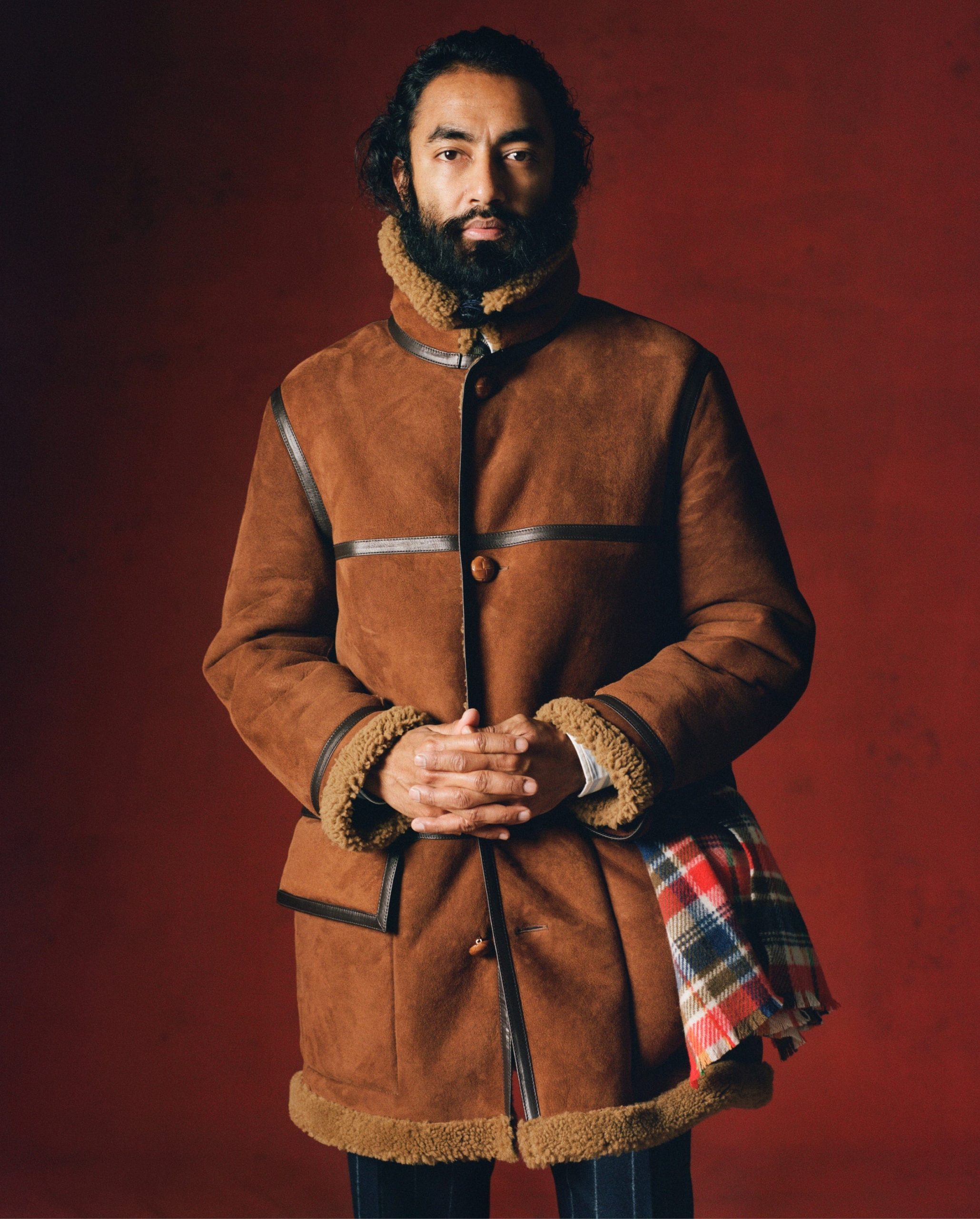 Shearling Car Coat - Image 11